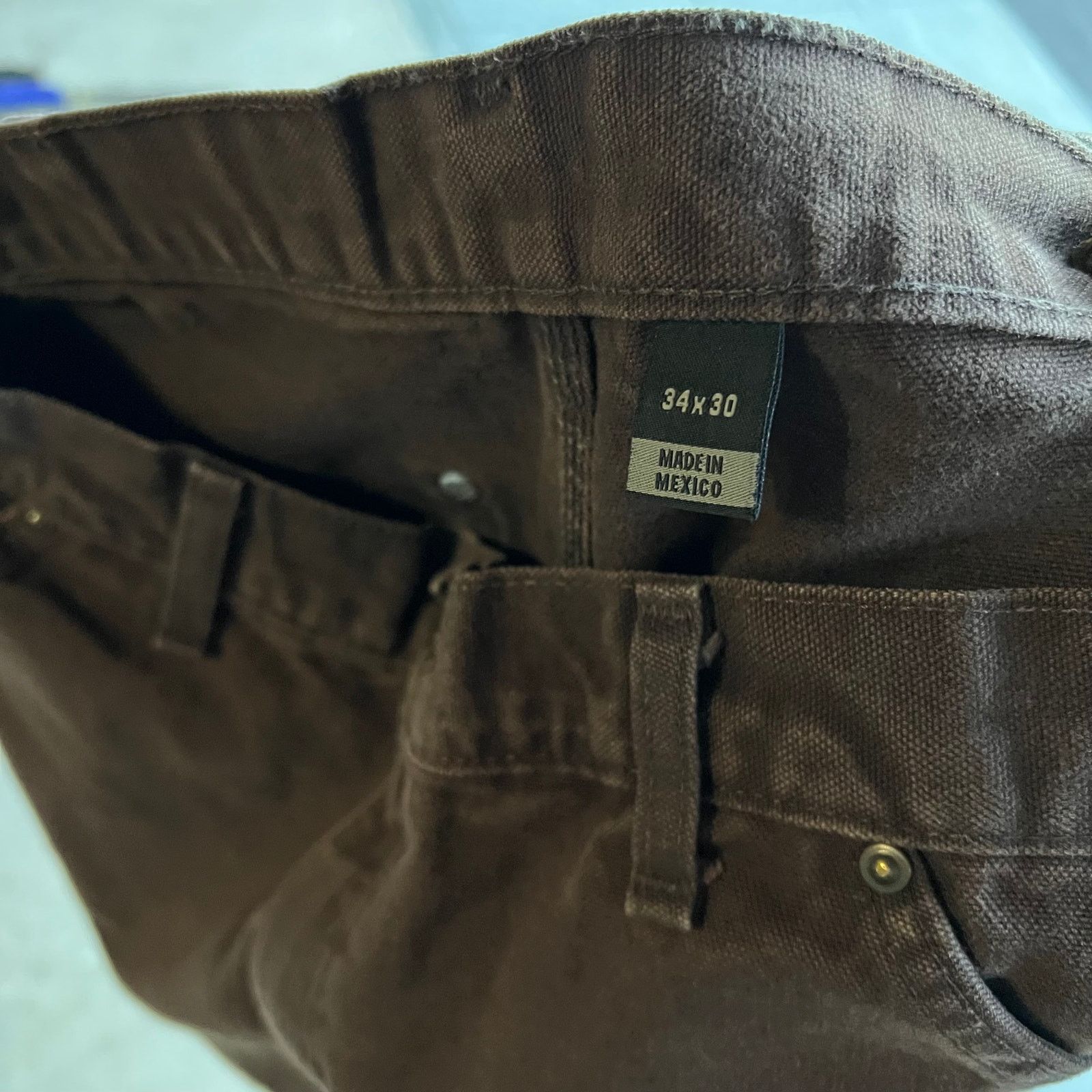 Carhartt × Vintage Vintage carhartt brown double knee work wear carpenter pants Size US 33 - 5 Thumbnail