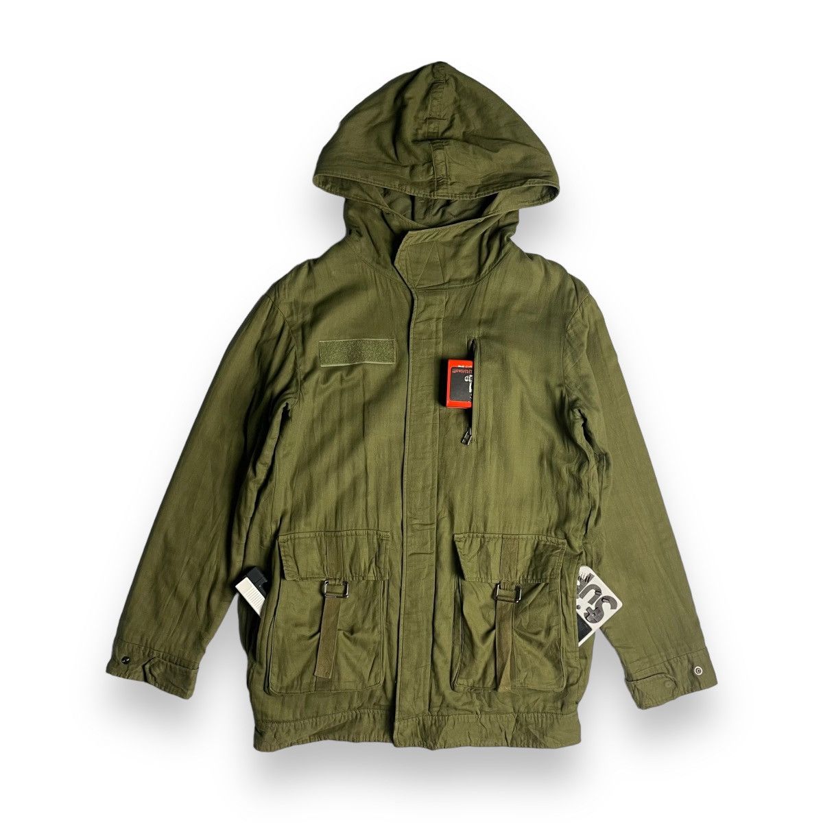 Le Grande Bleu (L.G.B.) SLY 5 POCKETS BONDAGE PUNK MILITARY PARKA JACKET Size US M / EU 48-50 / 2 - 1 Thumbnail