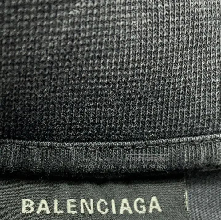 Balenciaga Balenciaga Gray Logo Embroidered Short Sleeve T-shirt. Size US M / EU 48-50 / 2 - 5 Thumbnail