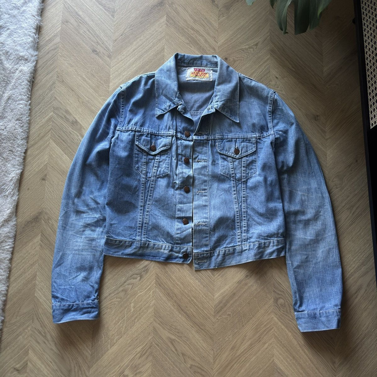 Levi's 1960s Vintage Levis slim fit denim jacket Size US S / EU 44-46 / 1 - 1 Thumbnail