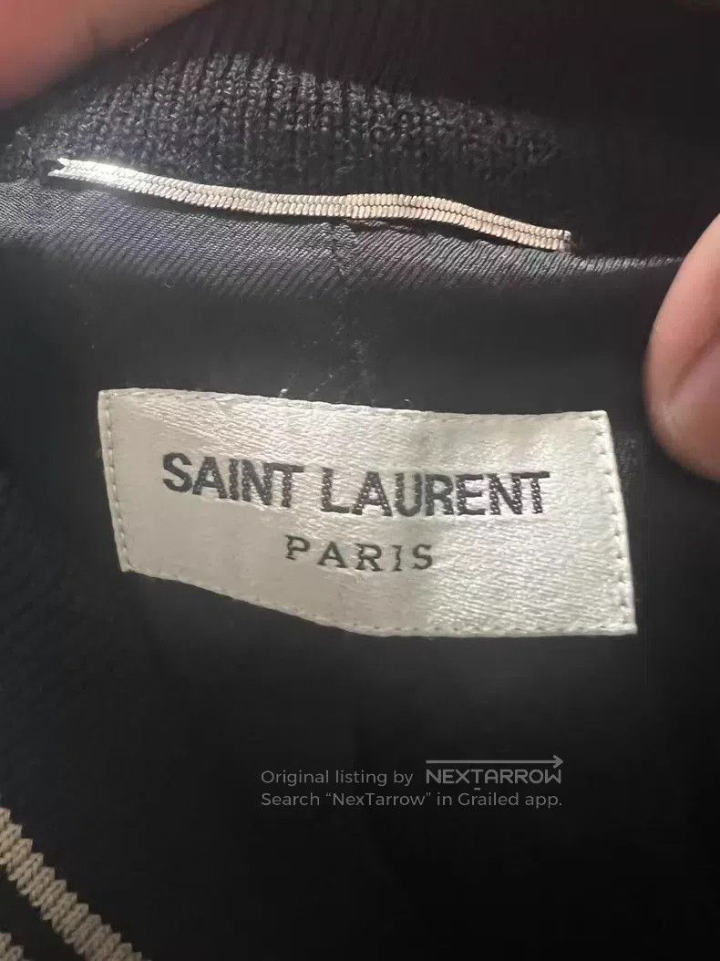 Saint Laurent Paris Saint Laurent Paris Black Samurai Baseball Jacket i Size US S / EU 44-46 / 1 - 3 Thumbnail