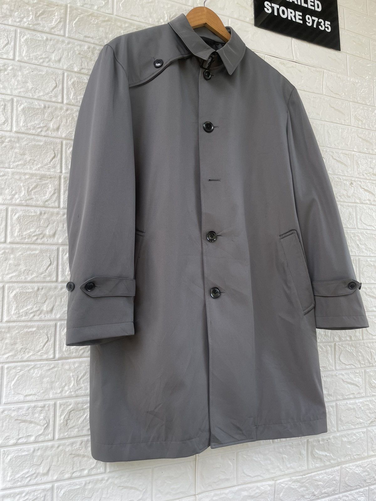 Japanese Brand × Vintage Vintage D’Homme A Homme Trench Coat Size US XL / EU 56 / 4 - 4 Thumbnail