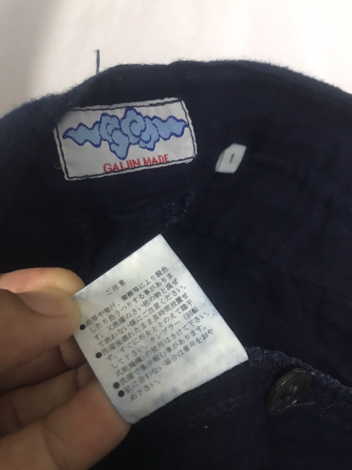 Indigo × Japanese Brand GAIJIN MADE - INDIGO DYED SOFT COTTON CARGO PANTS Size US 29 - 9 Thumbnail