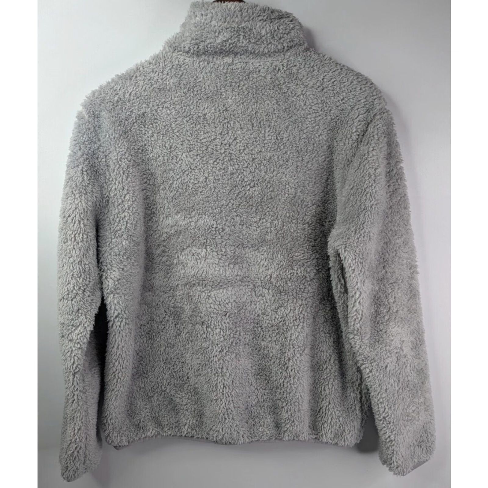 Patagonia Patagonia Pullover Sweater 1/4 Zip Fleece Jacket Women M Gray Size M / US 6-8 / IT 42-44 - 3 Thumbnail