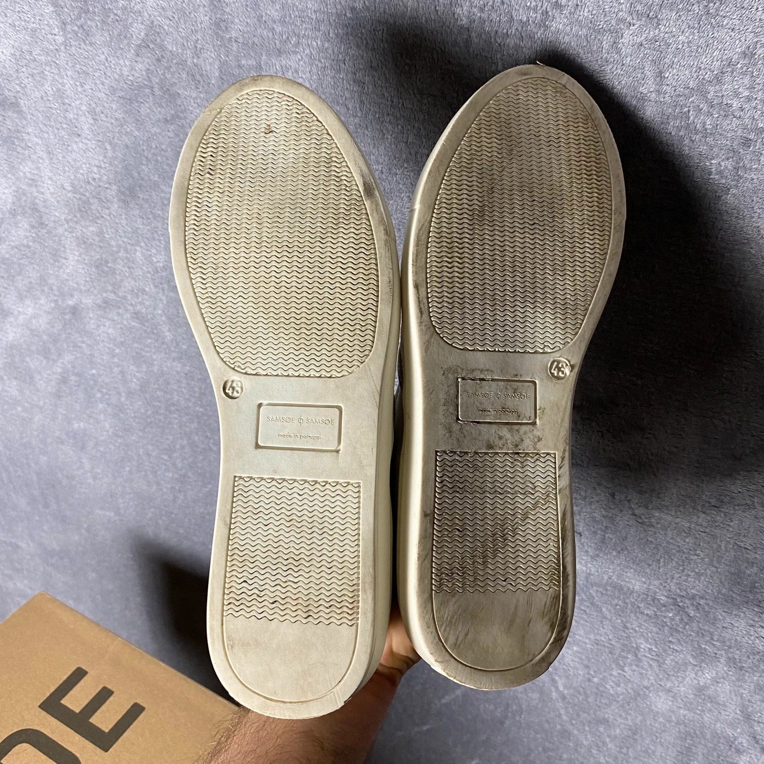 Designer × Samsoe Samsoe Samsoe Samsoe slip on trainers suede beige Size US 10 / EU 43 - 9 Thumbnail