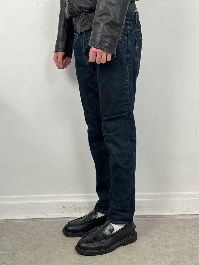 Gucci AW2009 Gucci Navy Oiled Denim Jeans by Frida Giannini Size US 32 / EU 48 - 4 Thumbnail