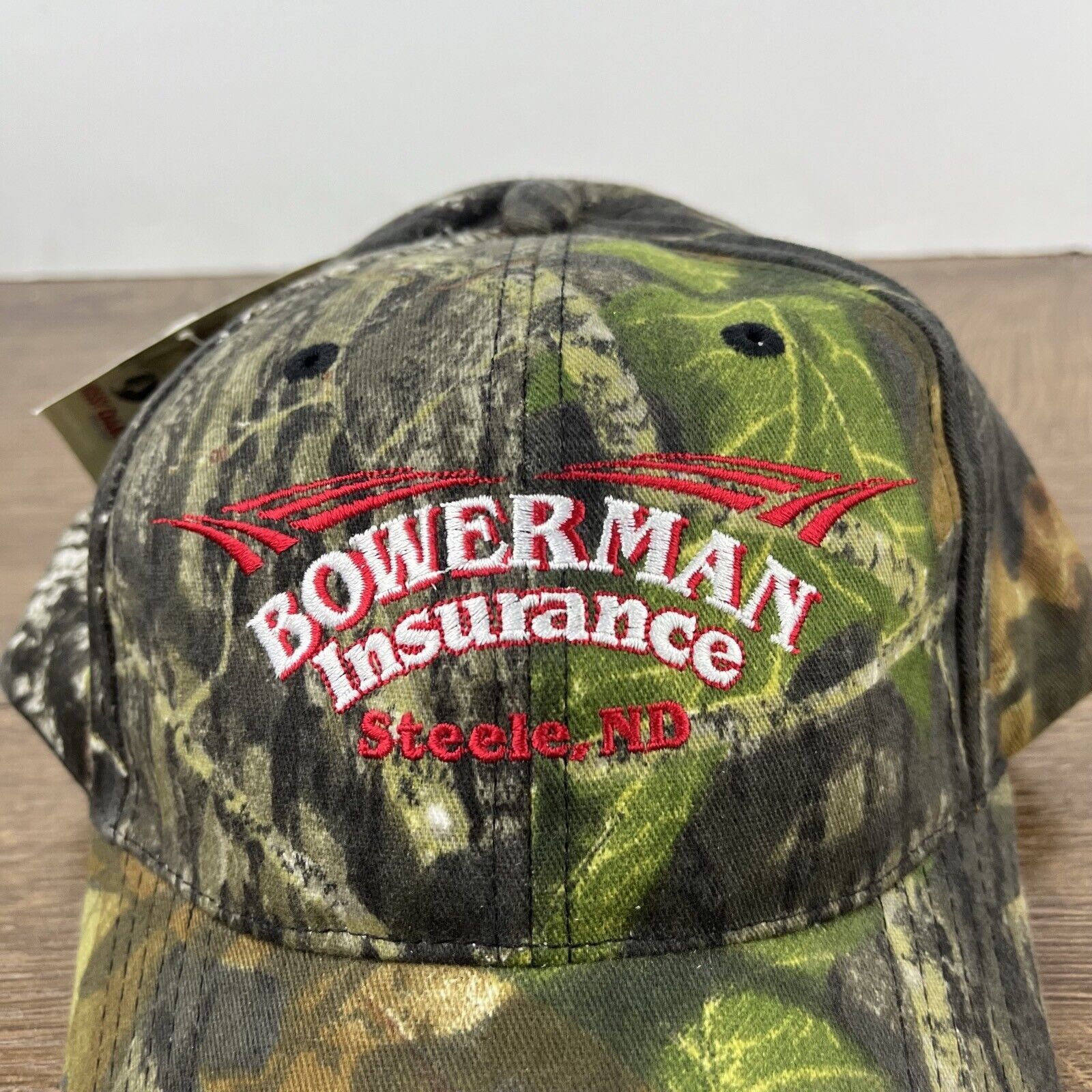 Other Bowerman Insurance Hat Steele North Dakota Camo Cap Hat Adju Size ONE SIZE - 7 Thumbnail