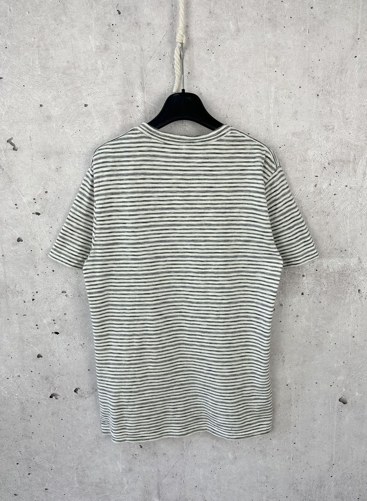 Allsaints × Vintage AllSaints Tonic San Stripped Short Sleeve T-shirt Size US S / EU 44-46 / 1 - 5 Thumbnail
