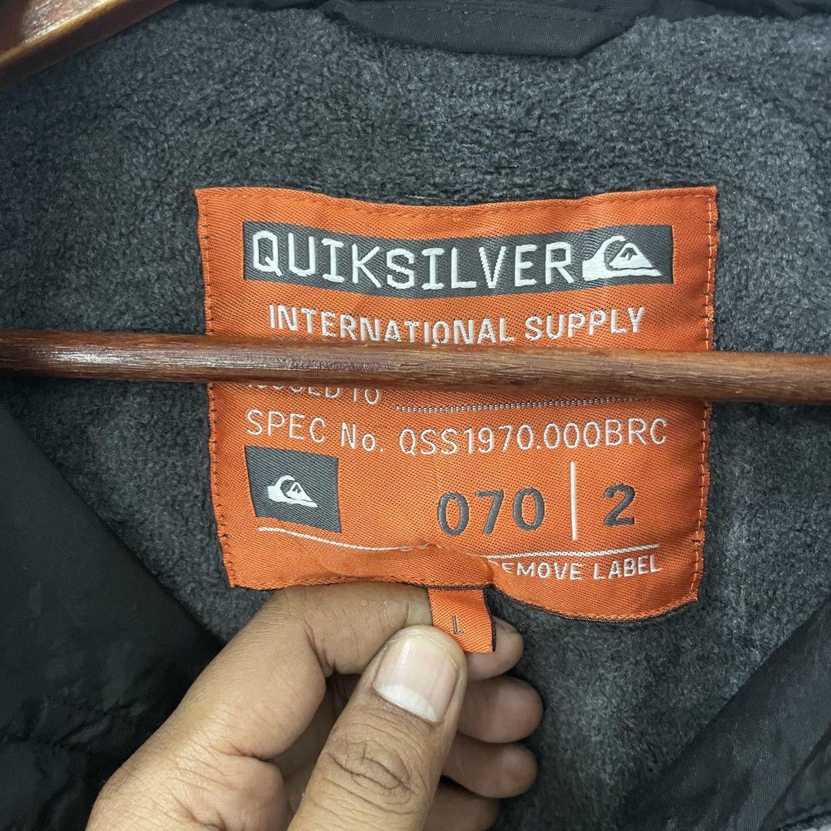 Quiksilver Vintage Quiksilver Hoodies Jacket Size US L / EU 52-54 / 3 - 5 Thumbnail