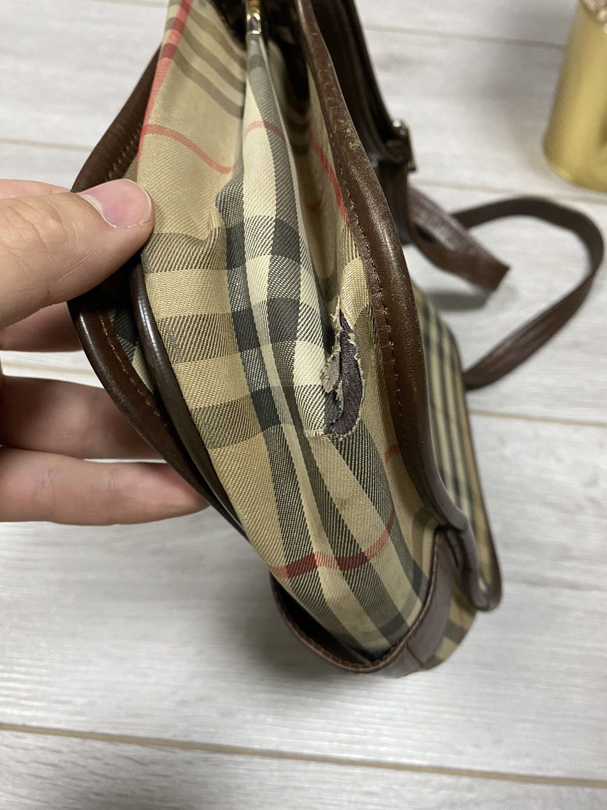 Burberry Burberrys vintage Nova Check shoulder bag cross body Size ONE SIZE - 17 Thumbnail