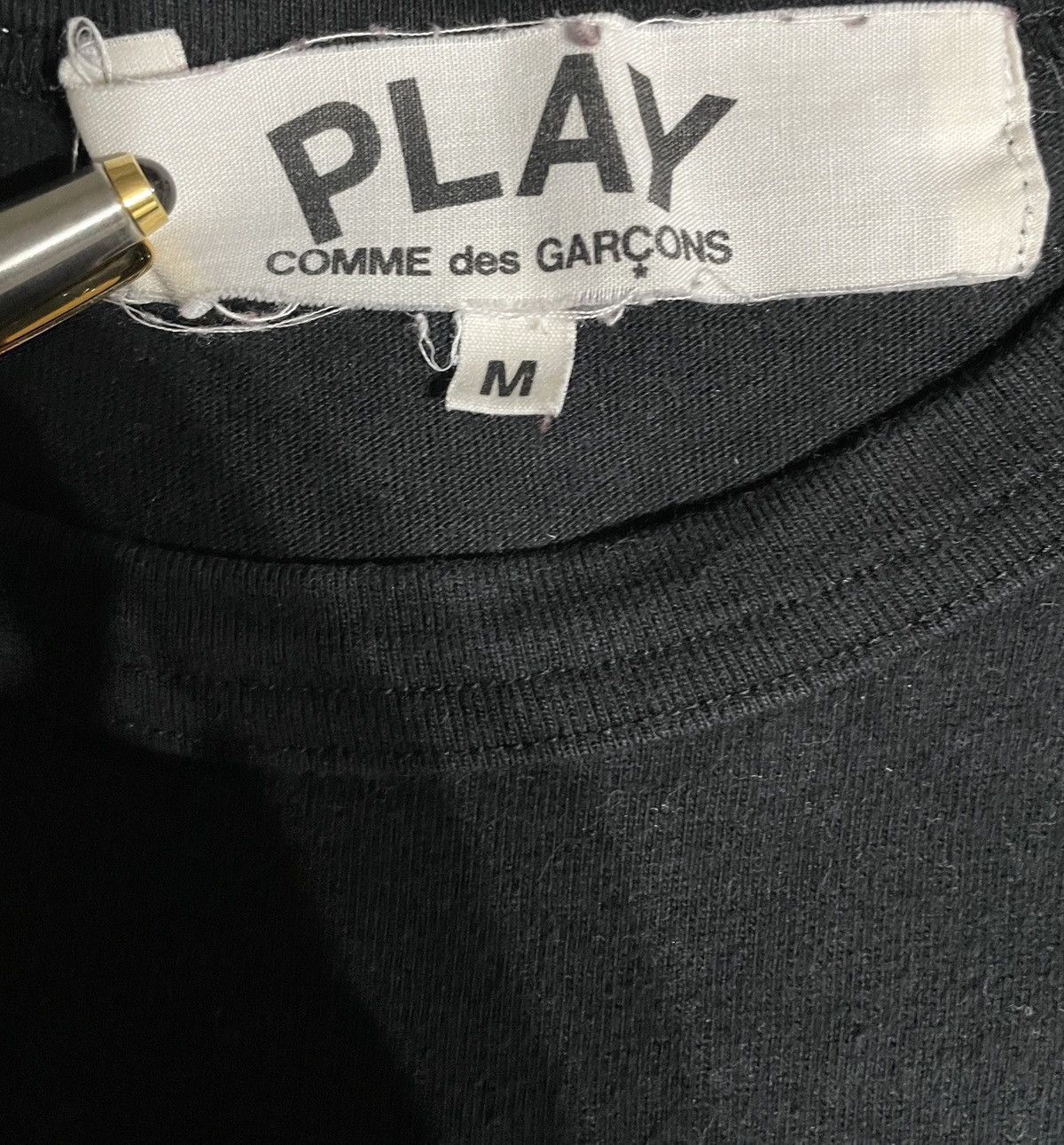 Comme des Garcons × Comme des Garcons PLAY × Japanese Brand COMME DES GARÇONS HEART TEE Size US M / EU 48-50 / 2 - 5 Thumbnail