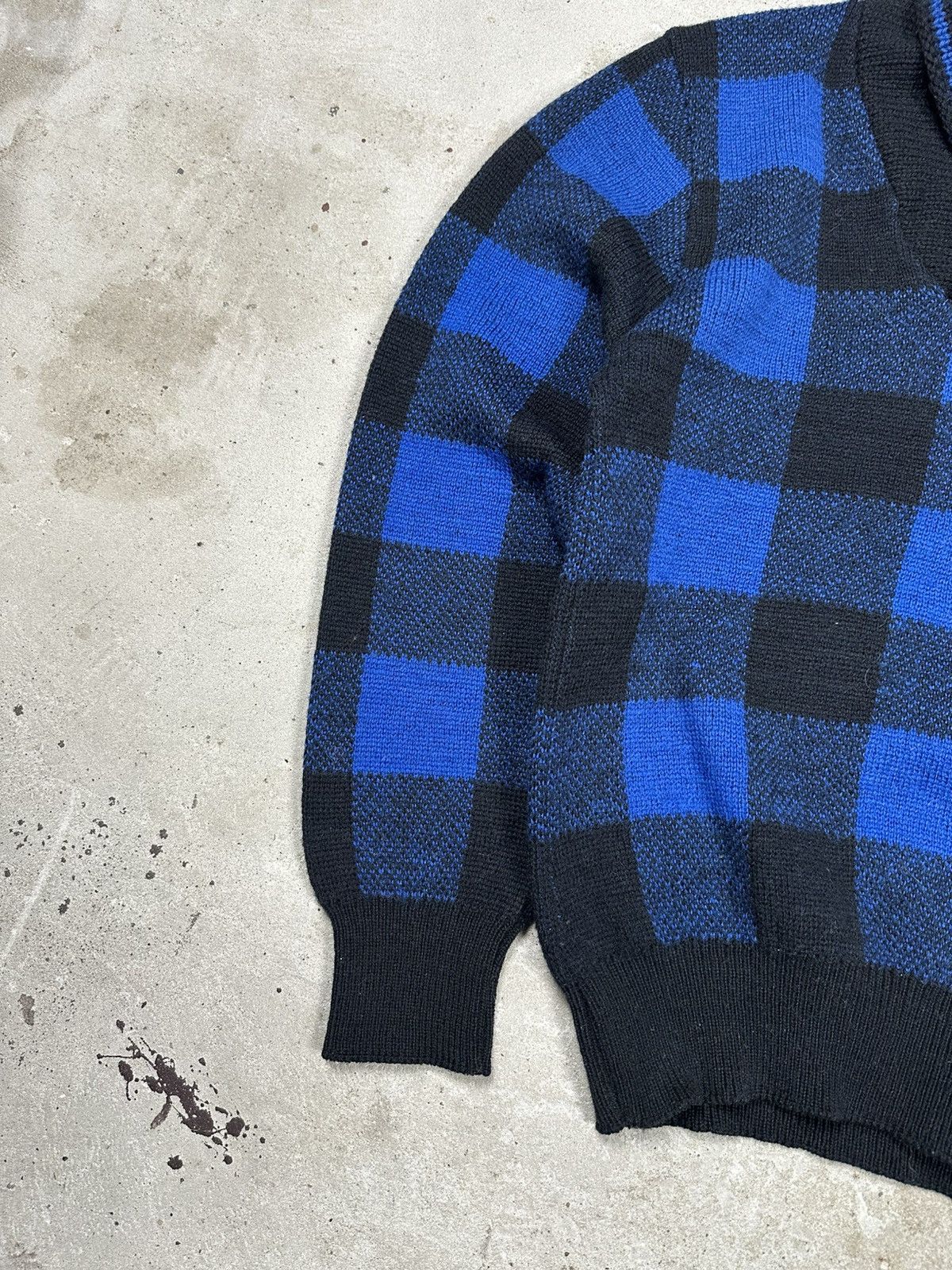 Pendleton × Vintage Vintage 60s Pendleton Pure Virgin Wool Sweater Check Size US S / EU 44-46 / 1 - 4 Thumbnail