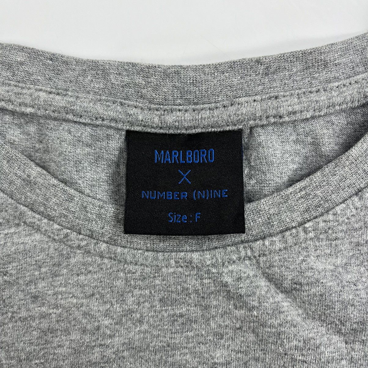 Number (N)ine Vintage Number (N)ine X Marlboro Super Moon Grey Tshirt Y2K Size US M / EU 48-50 / 2 - 6 Thumbnail