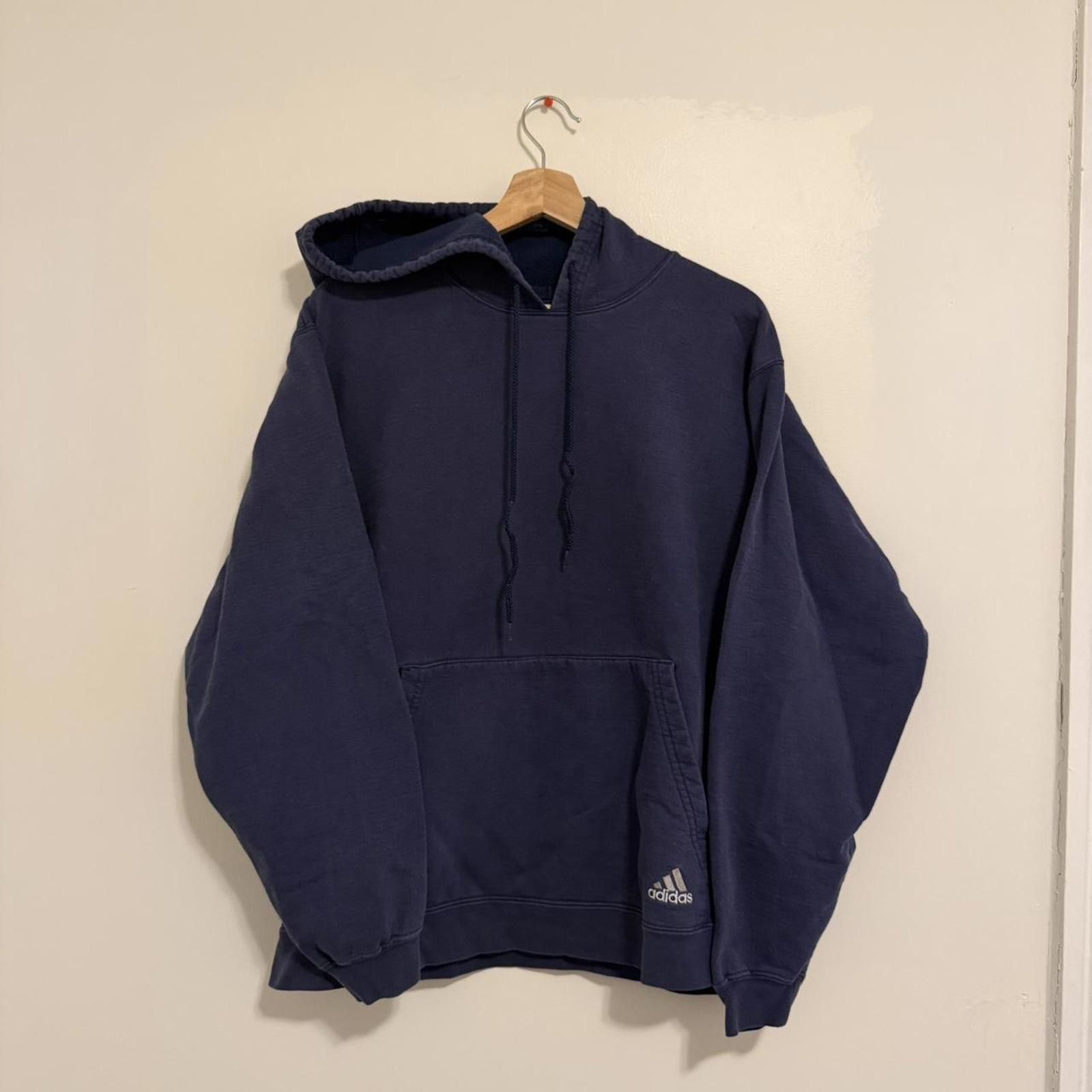 Adidas Vintage adidas pouch logo hoodie 90s S Size US S / EU 44-46 / 1 - 1 Thumbnail