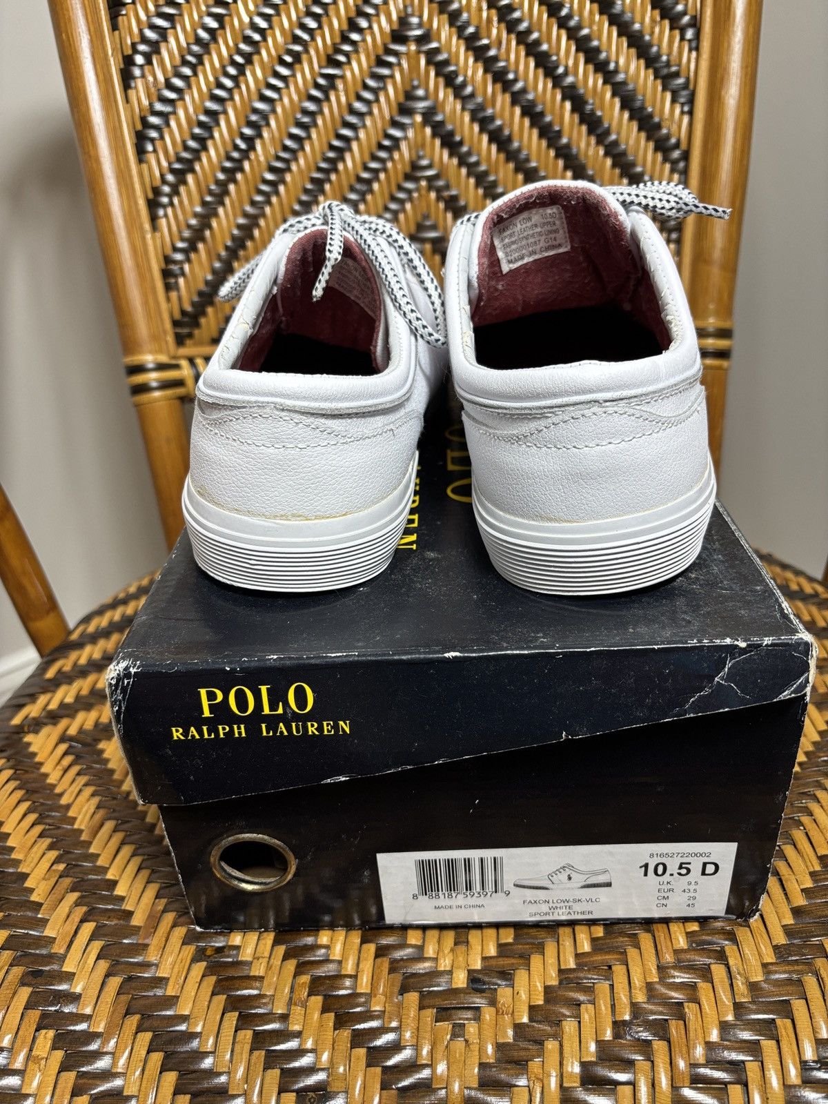 Polo Ralph Lauren Polo Ralph Lauren Faxon Low Top Sneakers 10.5 Men’s Size US 10.5 / EU 43-44 - 4 Thumbnail