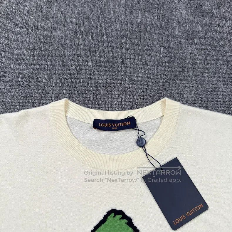 Louis Vuitton Louis Vuitton Nigo Signature Beige Duck Print Short Sleeve Size US XL / EU 56 / 4 - 2 Thumbnail