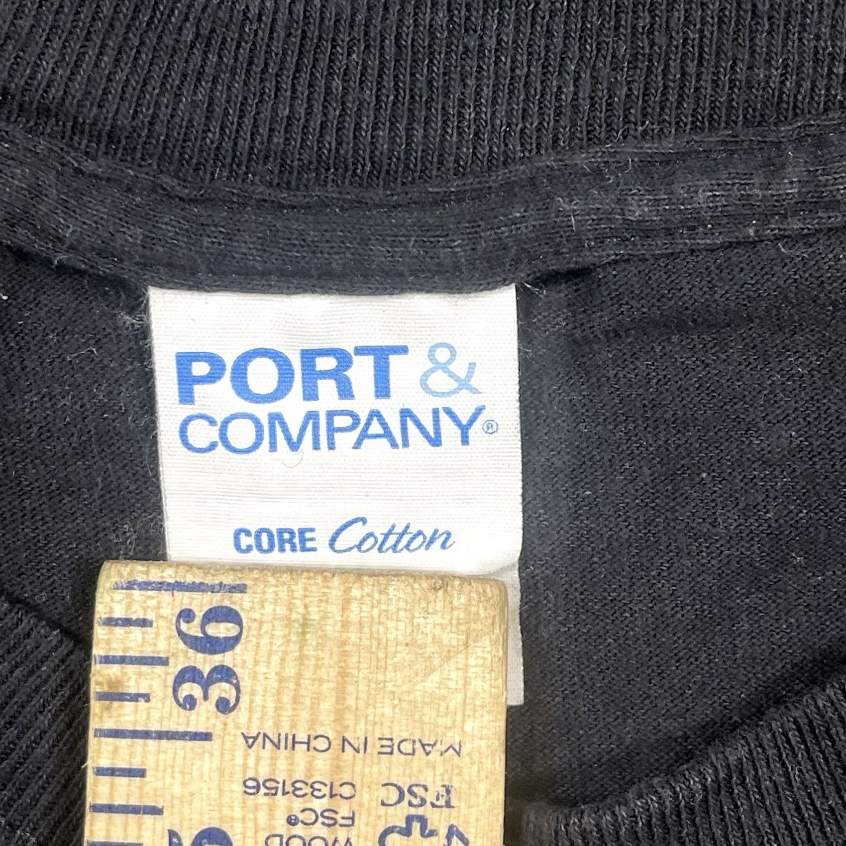 Port & Company Port & Company T-Shirt Mens M Medium Black YMCA CrewNeck Short Sleeve Graphics Size US M / EU 48-50 / 2 - 7 Thumbnail