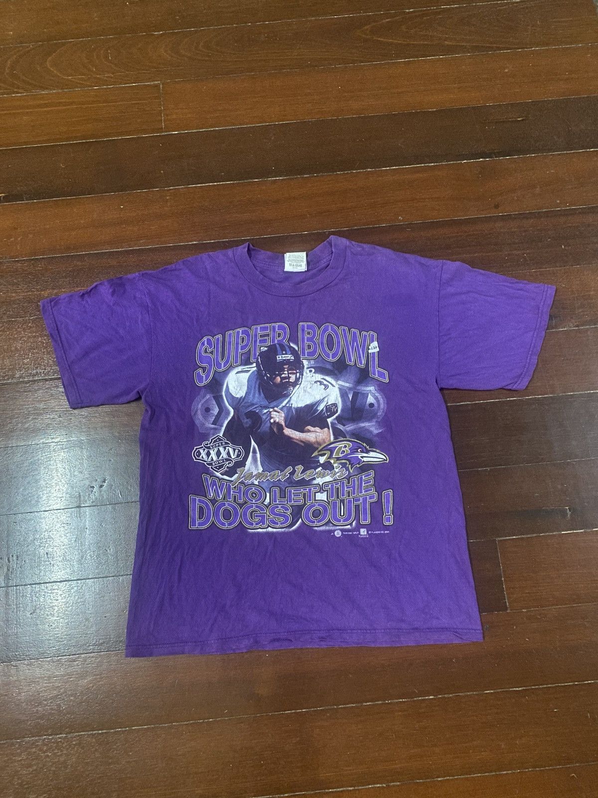 NFL Vintage Super Bowl jamal lewis nflp Patriots Tee Size US L / EU 52-54 / 3 - 1 Thumbnail