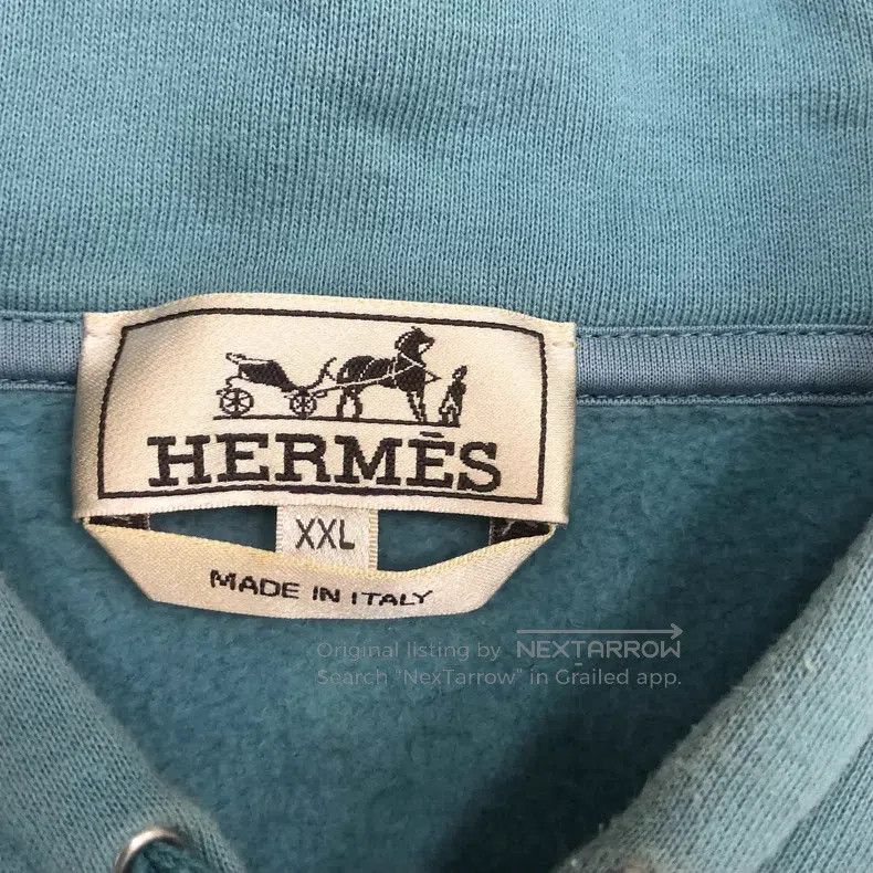Hermes Hermes Casual Hoodie Sweatshirt Size US XXL / EU 58 / 5 - 3 Thumbnail