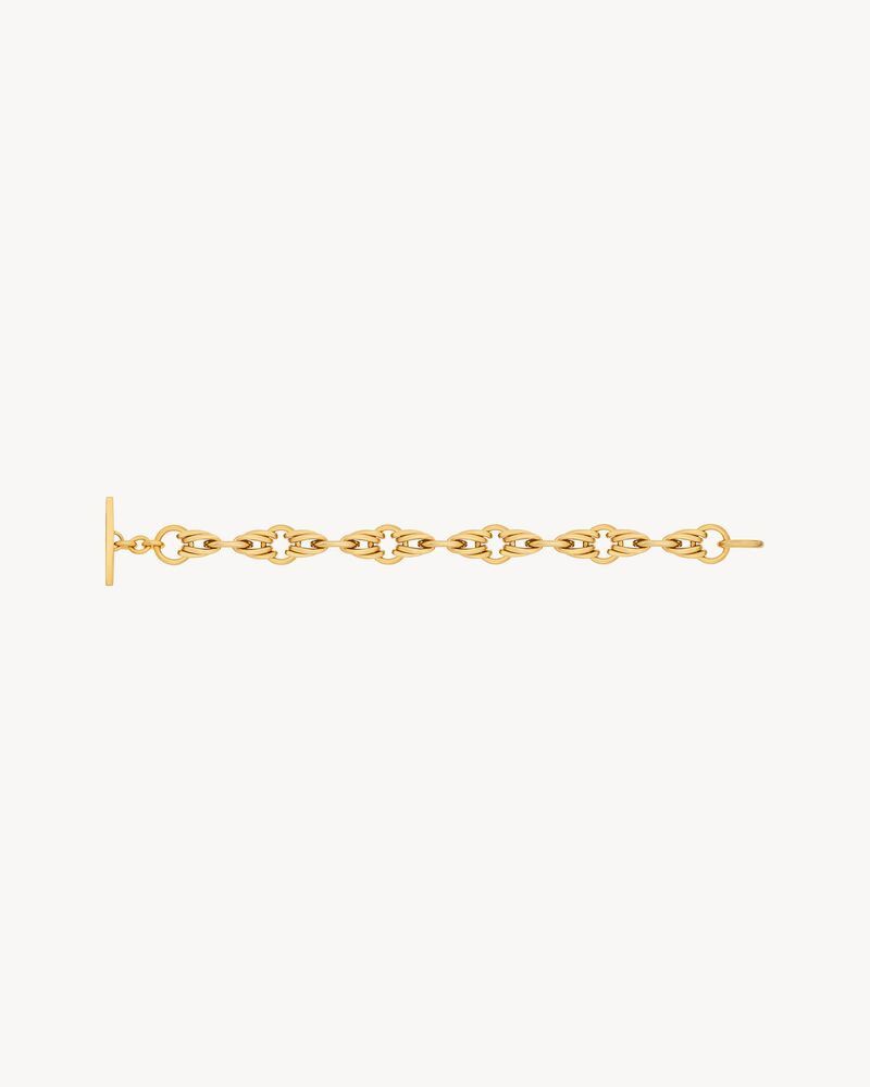 Saint Laurent Paris o1s1wg110126 800714 Size: OS / Rope Chain Bracelet in Metal Size ONE SIZE - 2 Thumbnail