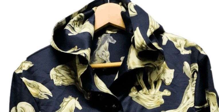 Other Fullprint animal jacket hoodie button up rayon Size US L / EU 52-54 / 3 - 7 Thumbnail