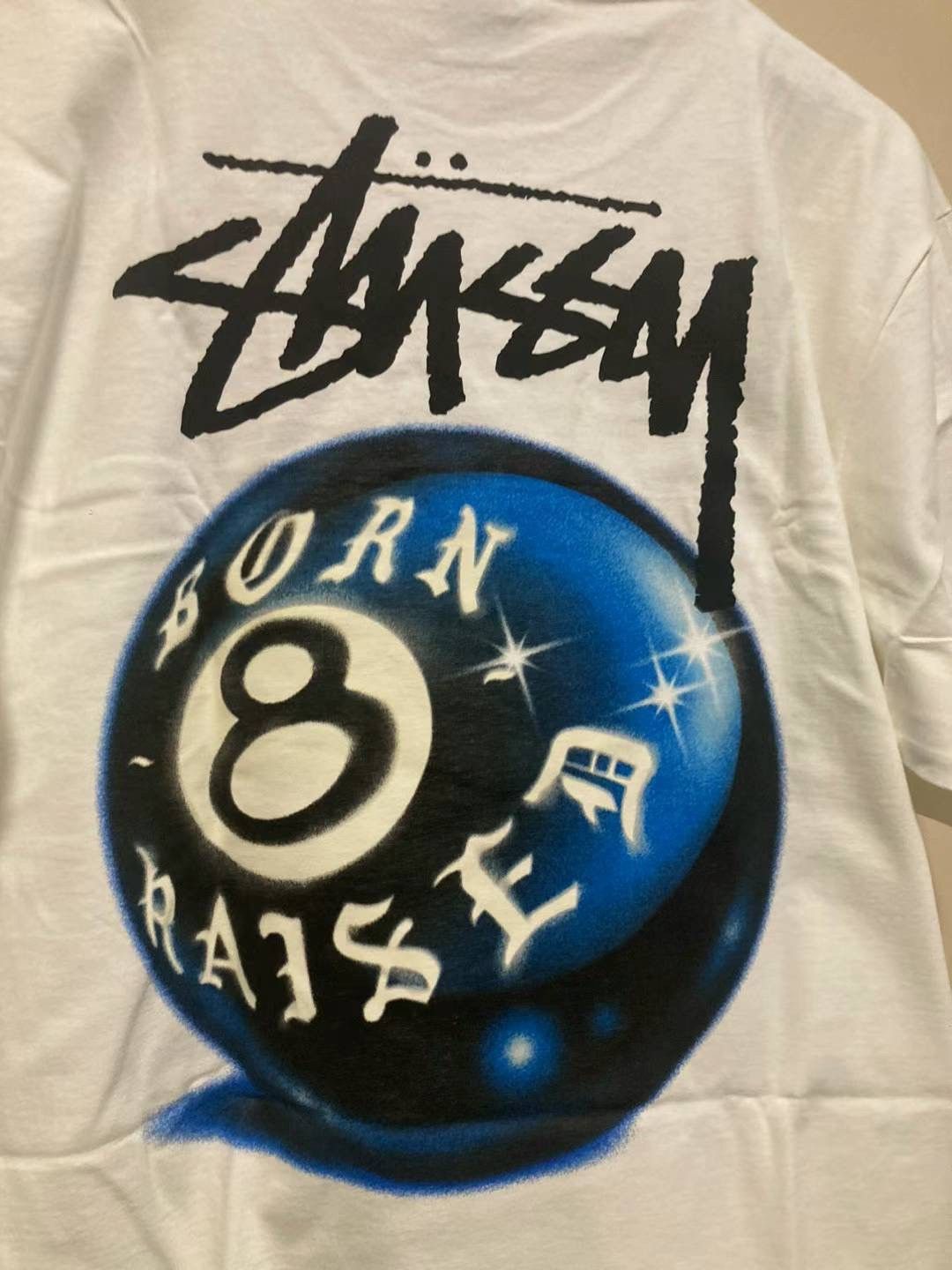 Born X Raised × Stussy Stüssy x born x raised 8 balls tee size L Size US L / EU 52-54 / 3 - 6 Thumbnail