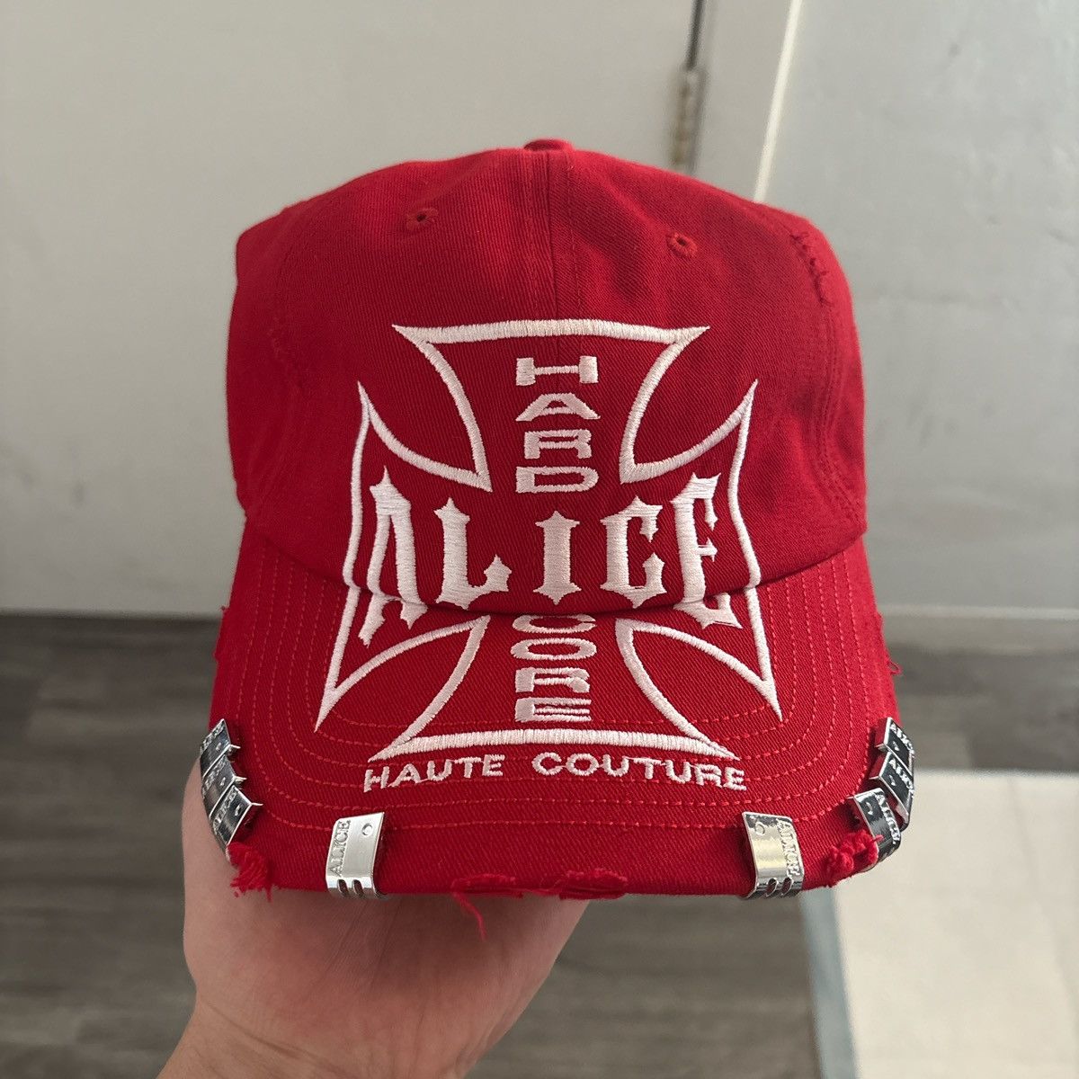 帽子 Alice Hollywood MOTO COUTURE CAP MOTO COUTURE CAP (RED) – ALICE HOLLYWOOD