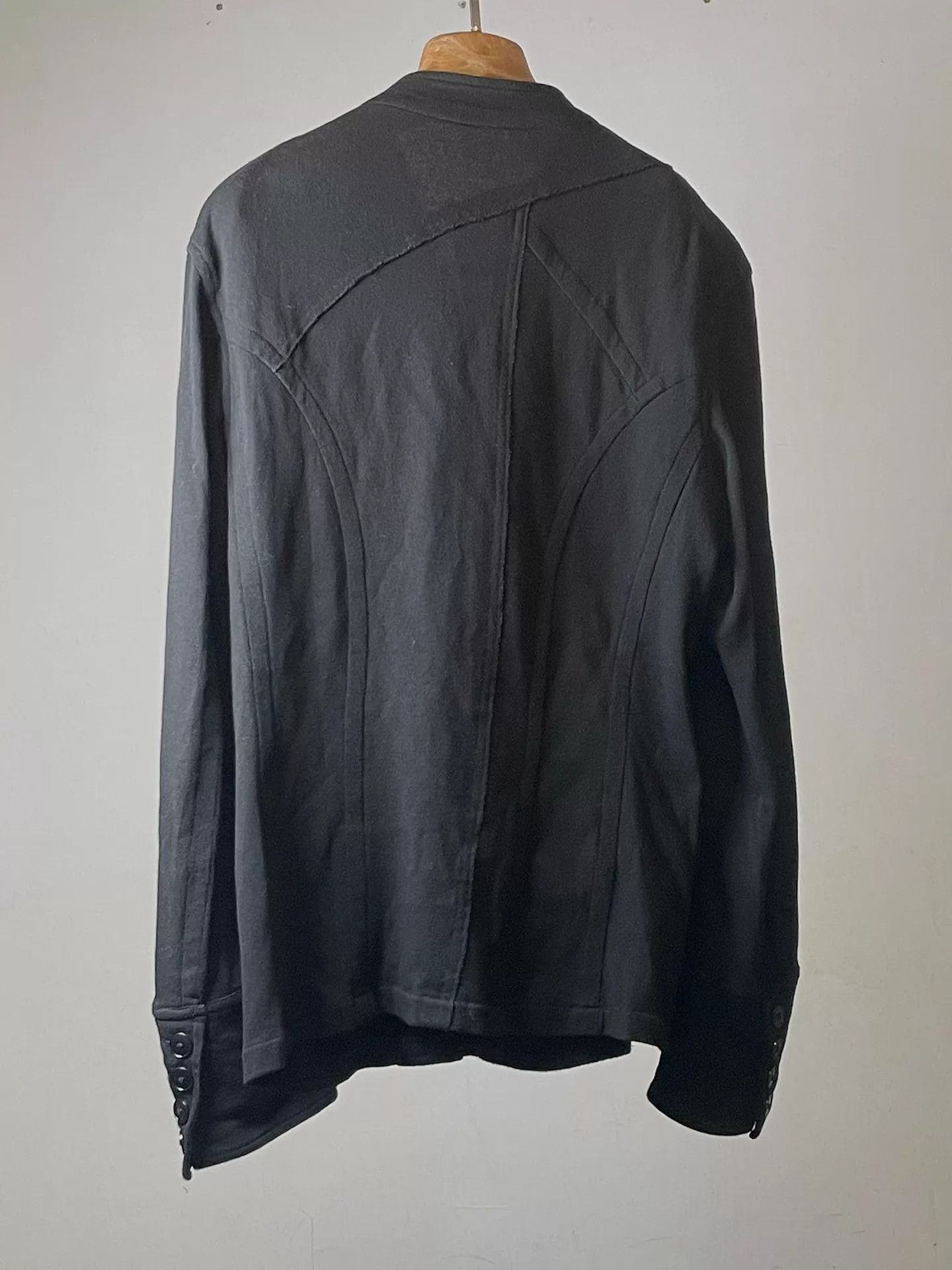 Yohji Yamamoto Yohji Yamamoto PourHomme S/S12 Stand Collar Jacket Black 2 Size US M / EU 48-50 / 2 - 5 Thumbnail