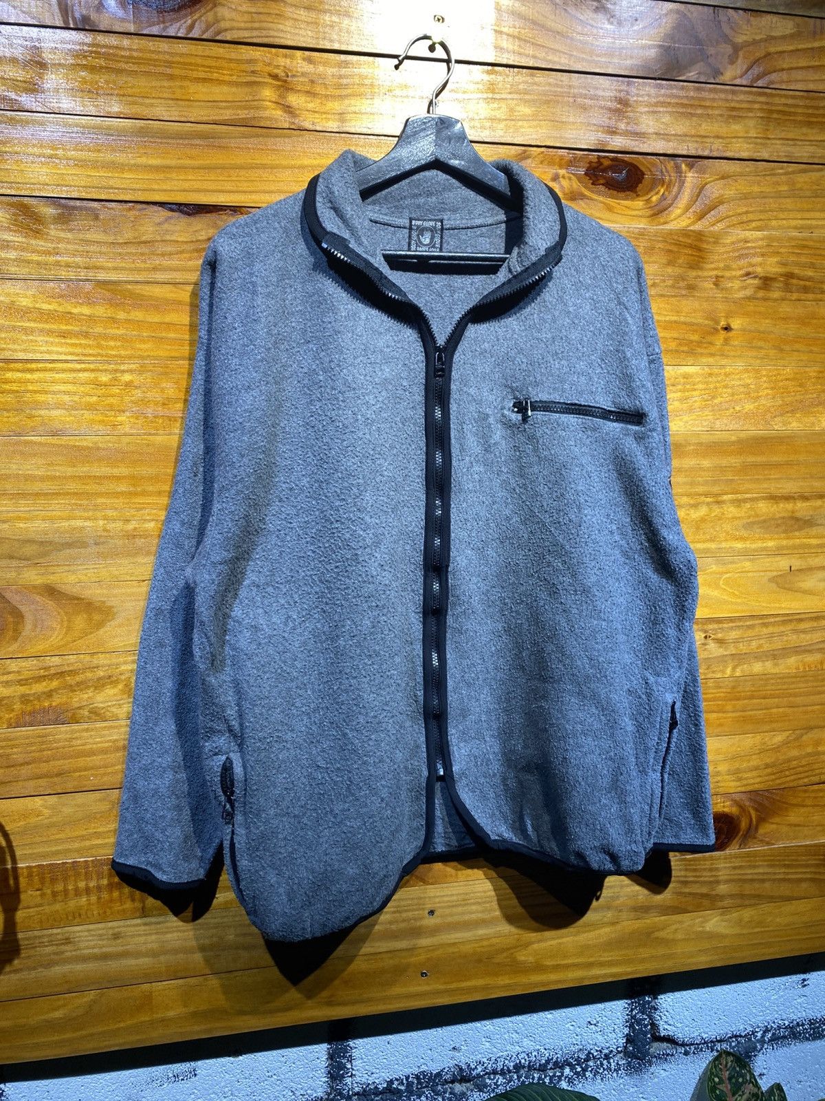 Body Glove Body Glove Vintage Full-Zip Fleece Jacket – Gray Size US L / EU 52-54 / 3 - 5 Thumbnail