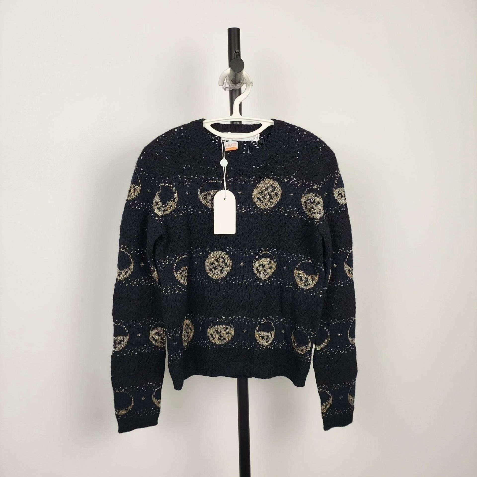 Dior Dior Wool Graphic Black Sweater 36 Women Size S / US 4 / IT 40 - 1 Thumbnail