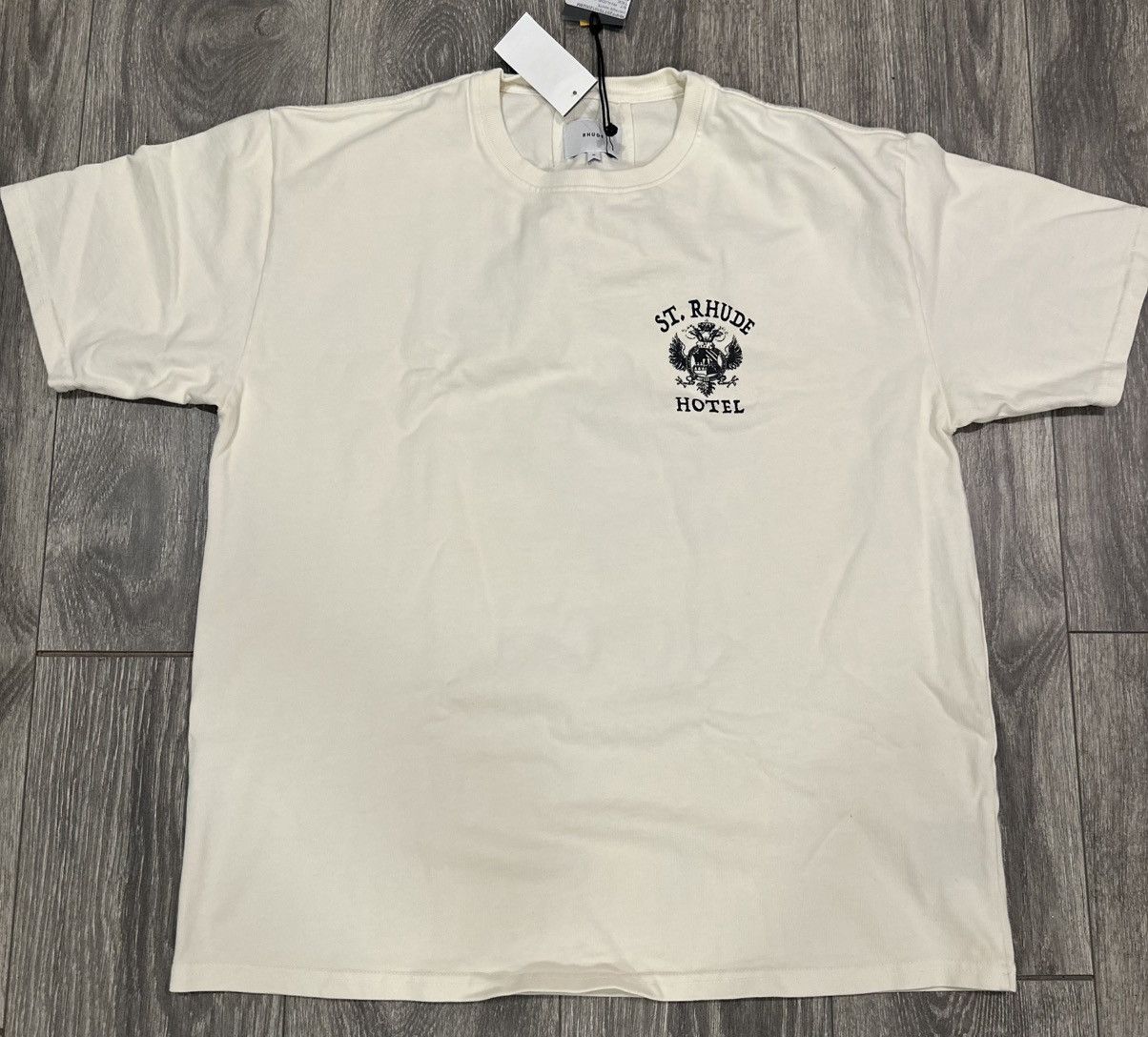 Rhude Rhude St Rhude Hotel Seal T Shirt Sz Medium Size US M / EU 48-50 / 2 - 1 Thumbnail