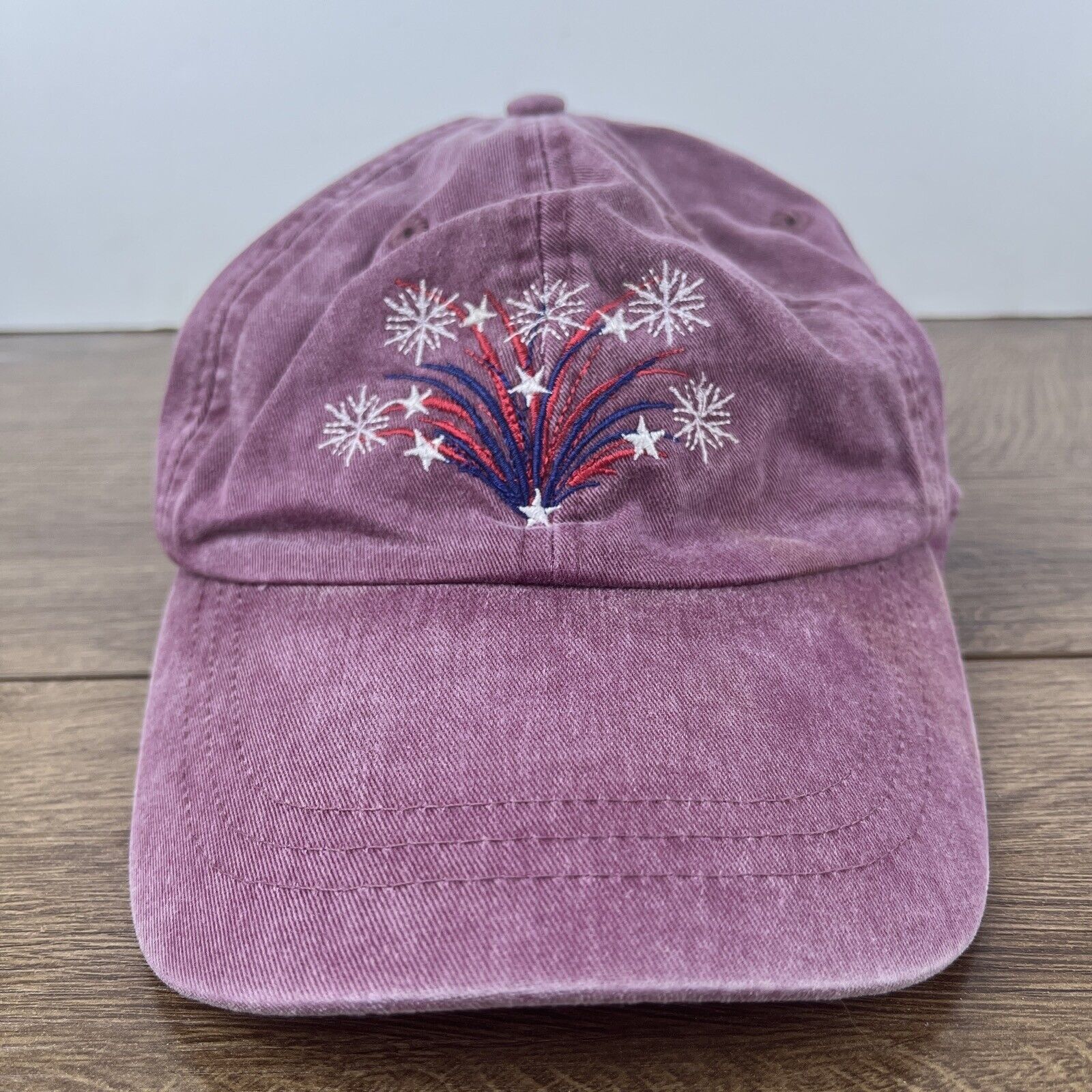 Other MFVT Hat Fireworks Hat Red Hat Adjustable Adult Size Hat Cap Size ONE SIZE - 2 Thumbnail