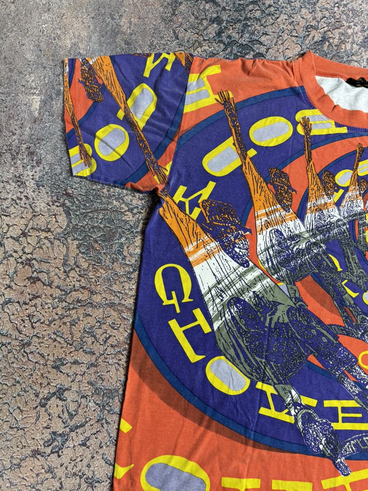 Body Glove Vintage 90' BODY GLOVE USA Over Print AOP Tee Shirt Top Size US XL / EU 56 / 4 - 3 Thumbnail