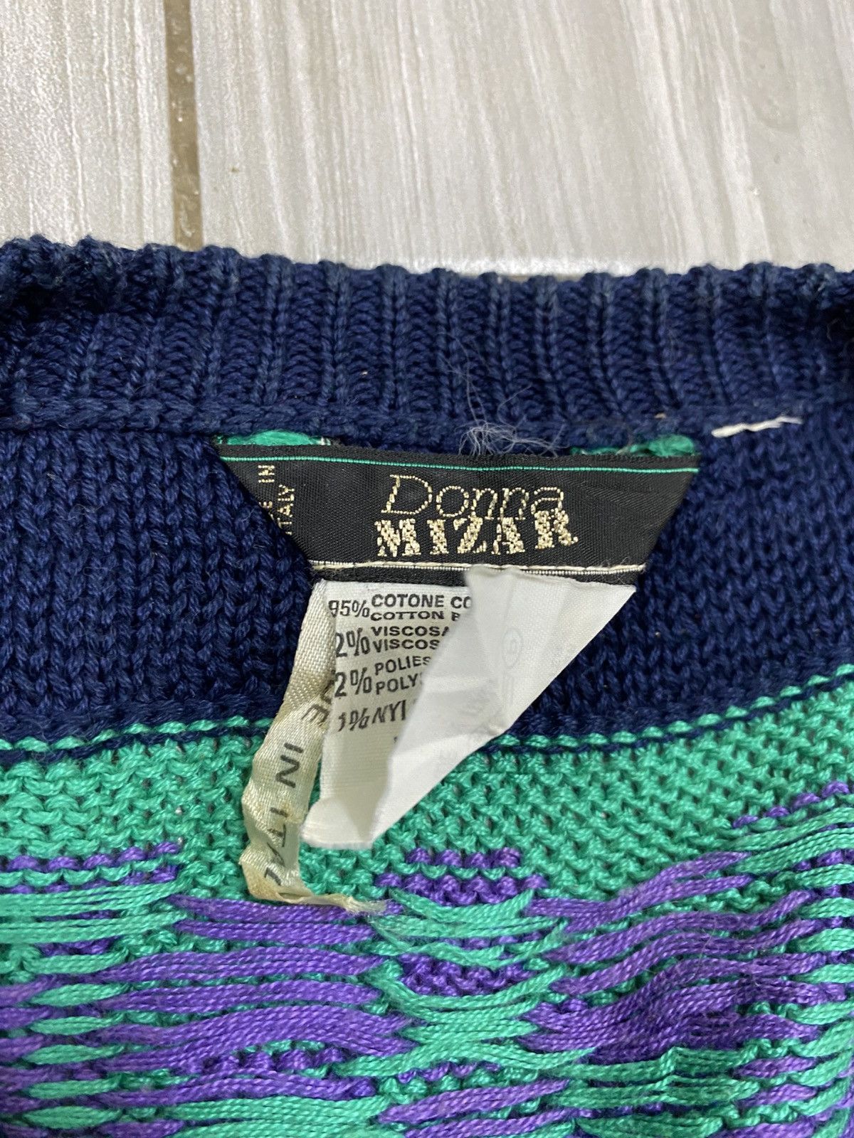 Vintage Vintage Donna Mizar Knitwear Size US L / EU 52-54 / 3 - 7 Thumbnail