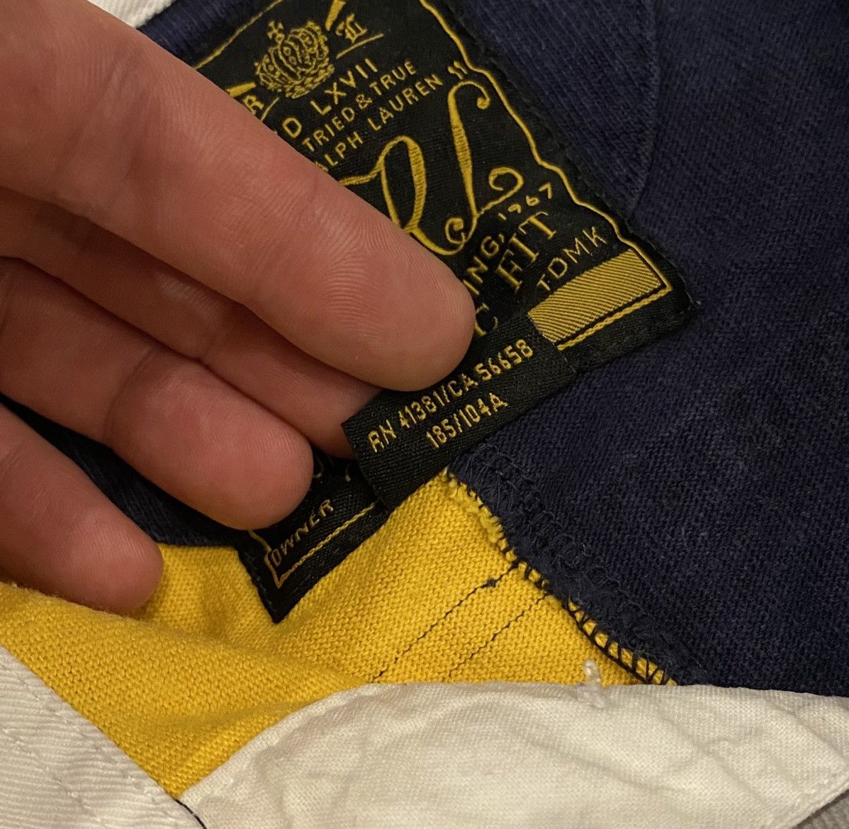 Polo Ralph Lauren Polo Ralph Lauren Polo Bear Rugby L/S x Vintage x Streetwear Size US XL / EU 56 / 4 - 7 Thumbnail