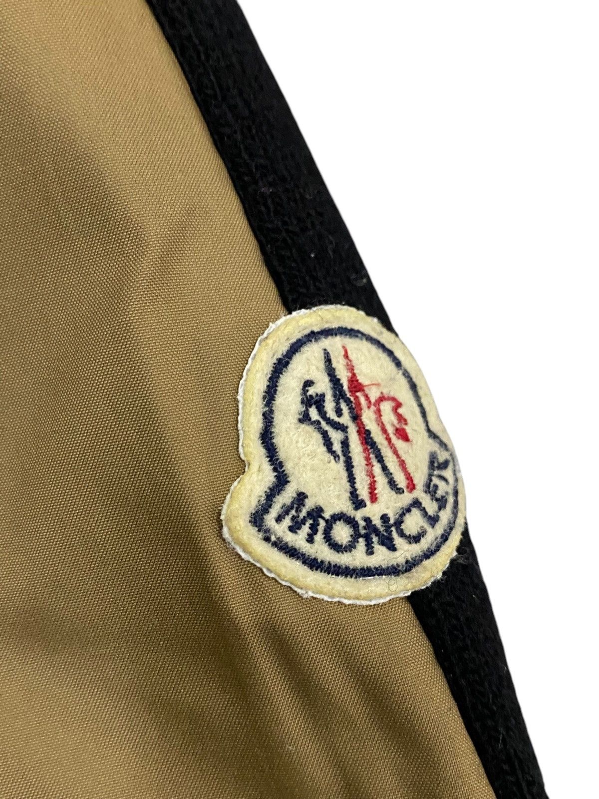 Moncler Moncler Zip-Up Jacket - Brown & Black Wool/Nylon - Size M Size US M / EU 48-50 / 2 - 6 Thumbnail