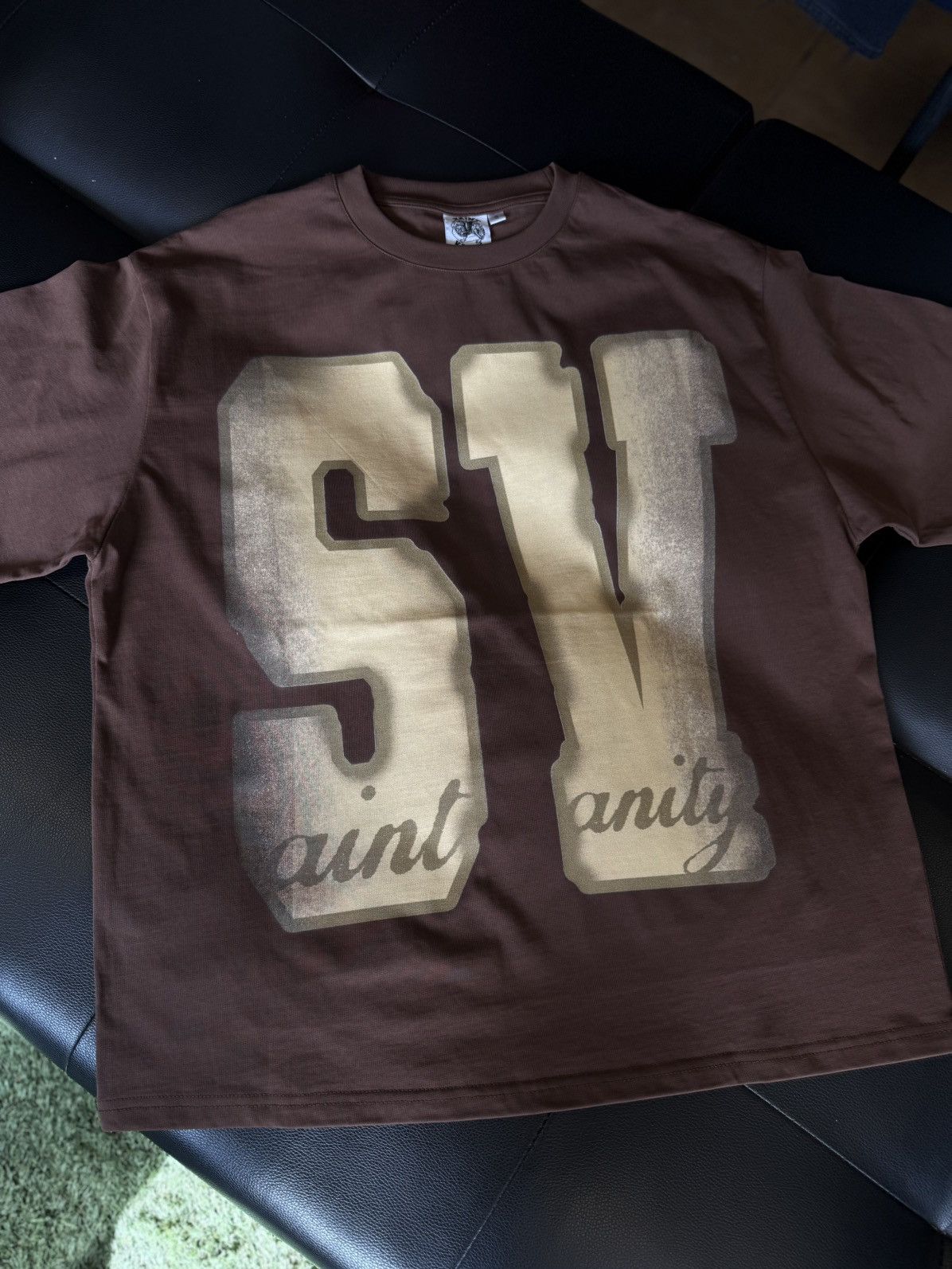 Saint Vanity Saint Vanity UNRELEASED Tee Shirt Logo Brown Size S (NEW) Size US S / EU 44-46 / 1 - 2 Thumbnail