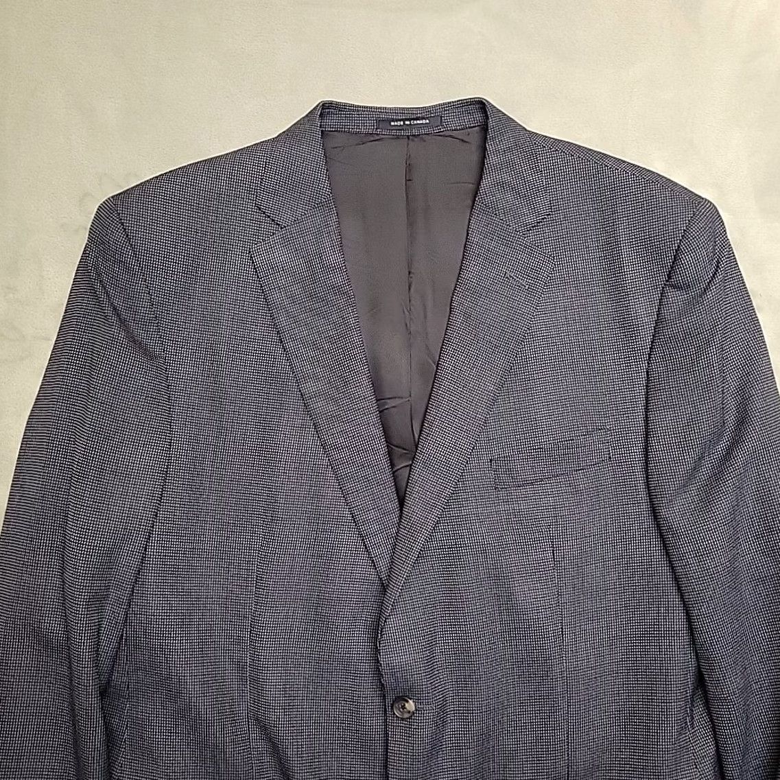 Cremieux Cremieux Lora Piana Blazer Mens 46 L Brown Wool Jacket Two-Button Notch Lapel Double-Vented Dry Clean Only Union Made Vintage VTG Blue? Size 46R - 4 Thumbnail