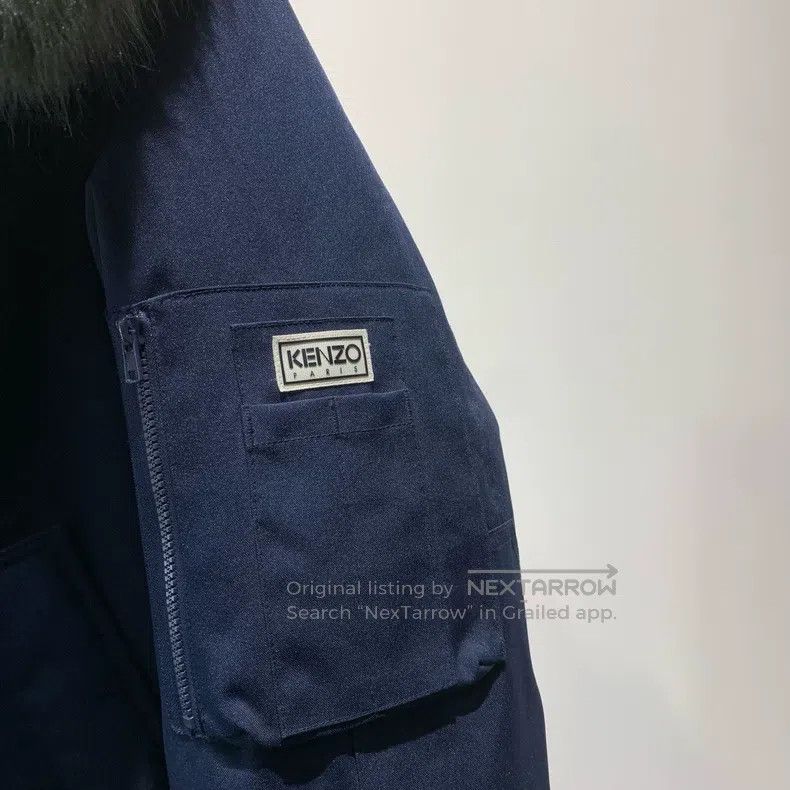Kenzo Kenzo Side Logo Long Puffer Jacket Size US L / EU 52-54 / 3 - 3 Thumbnail