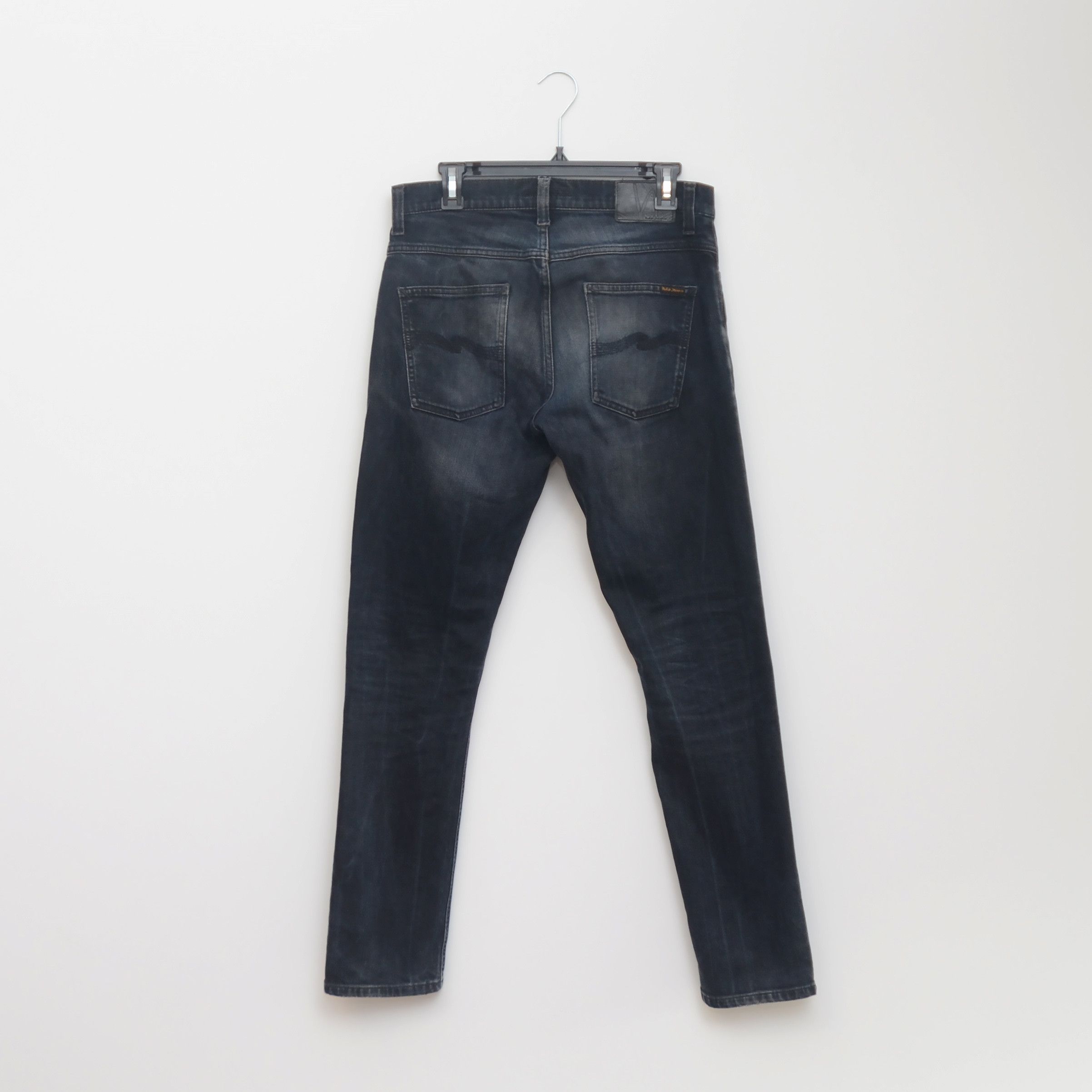 Nudie Jeans Nudie Jeans W32 Black Dark Cove Grim Tim Organic Cotton Slim Size US 32 / EU 48 - 4 Thumbnail