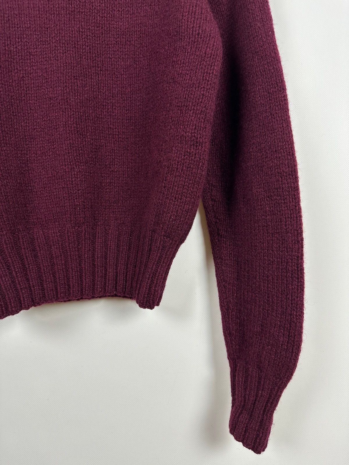 Polo Ralph Lauren 80s Vintage Ralph Lauren Pheasant Wool Hand Knit Sweater Size M / US 6-8 / IT 42-44 - 15 Thumbnail