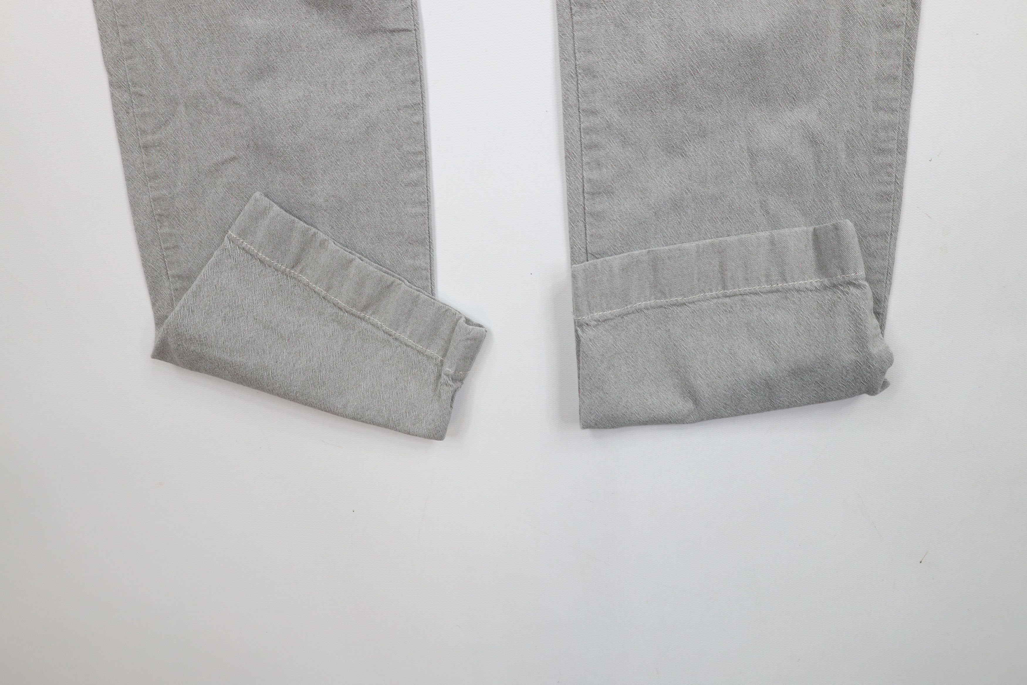 J.Crew × Vintage J Crew Stretch 770 Straight Leg Chino Pants Trousers Gray Size US 31 - 5 Thumbnail