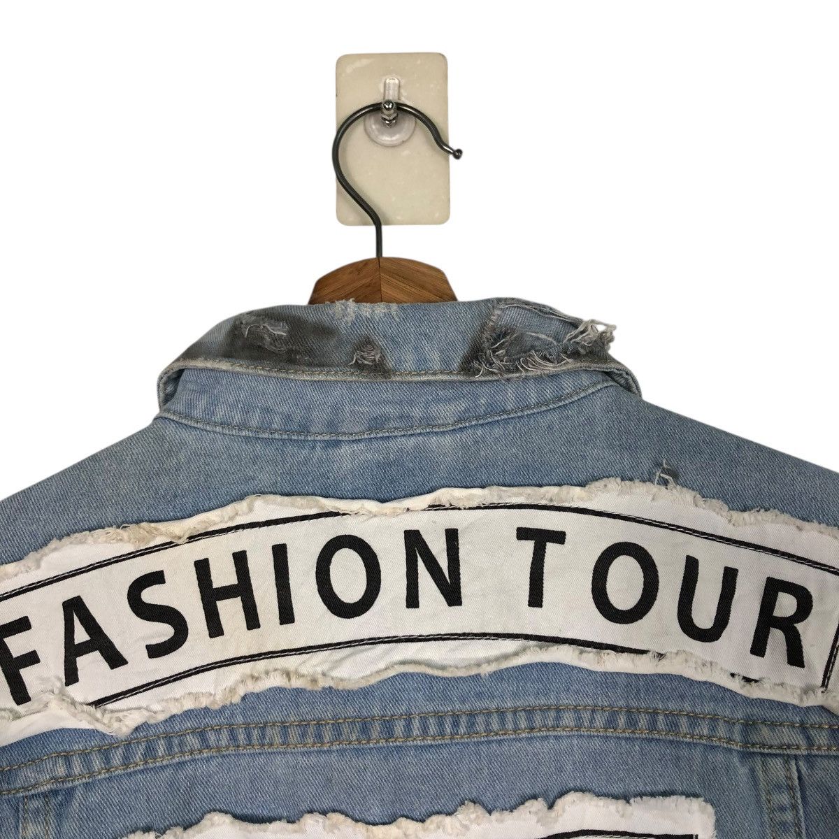 Vintage 🔥VINTAGE DENIM SHIRT JACKET BIKER PUNK DESIGN BAZI USA Size US M / EU 48-50 / 2 - 16 Thumbnail