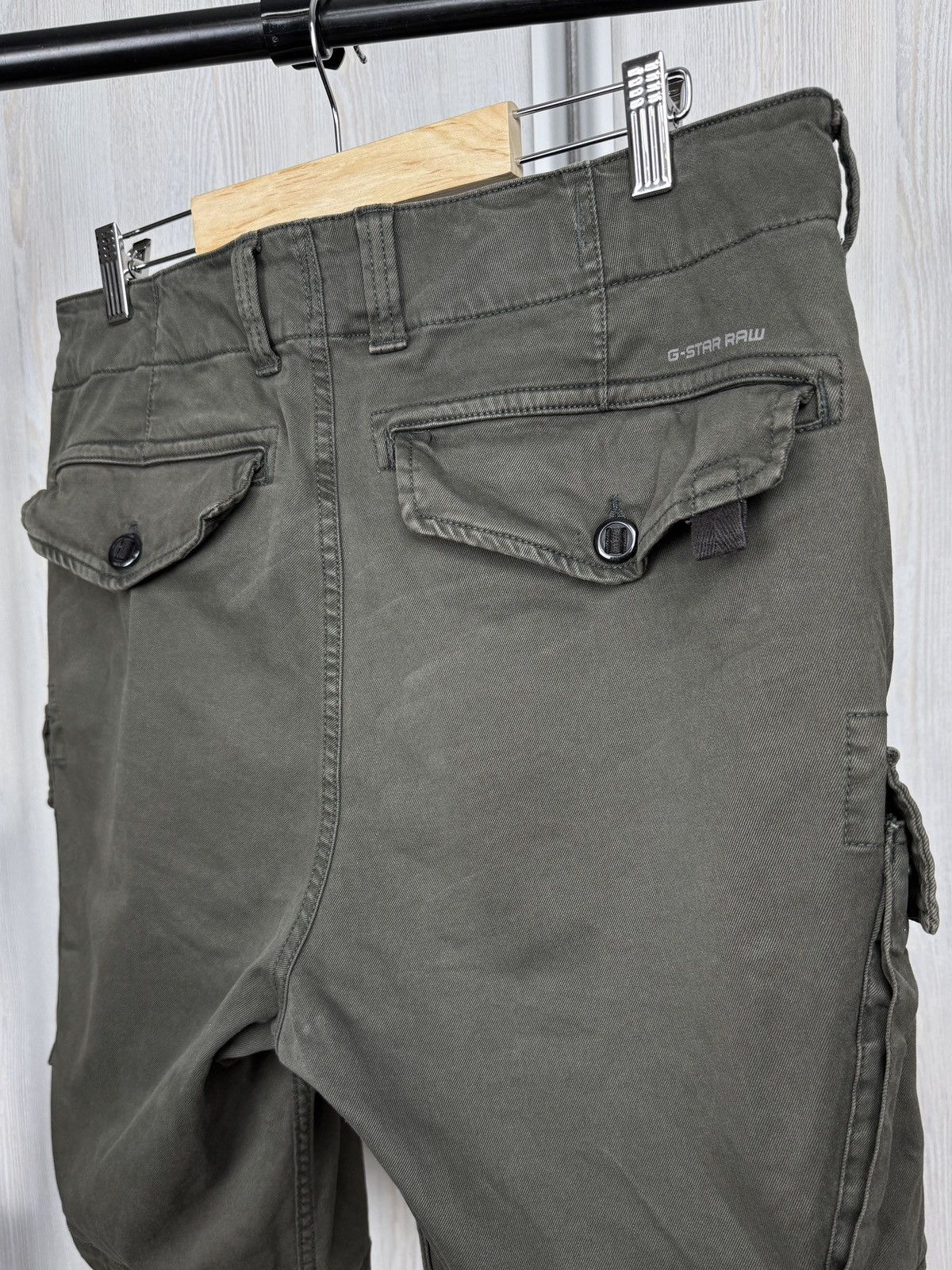 G-Star G-Star Raw Men's Roxic Cargo Shorts Tan Size US 32 / EU 48 - 7 Thumbnail