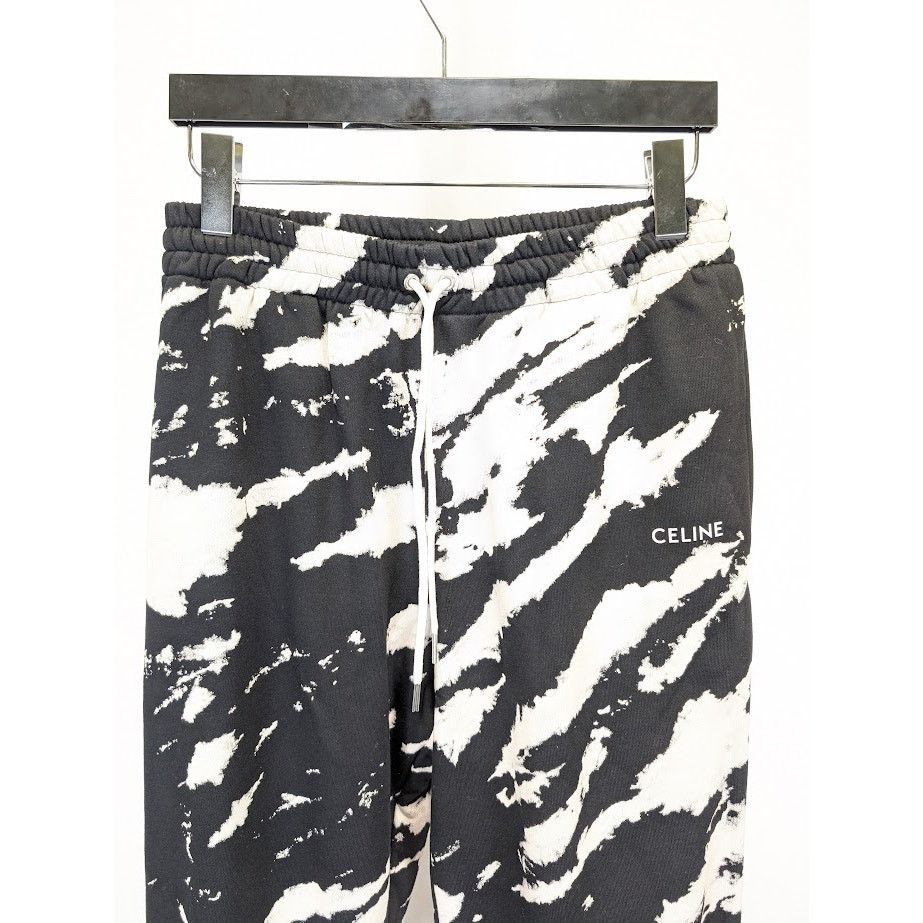 Celine o1rshd1 Jogging Tie Dye in Black / White Size US 36 / EU 52 - 3 Thumbnail