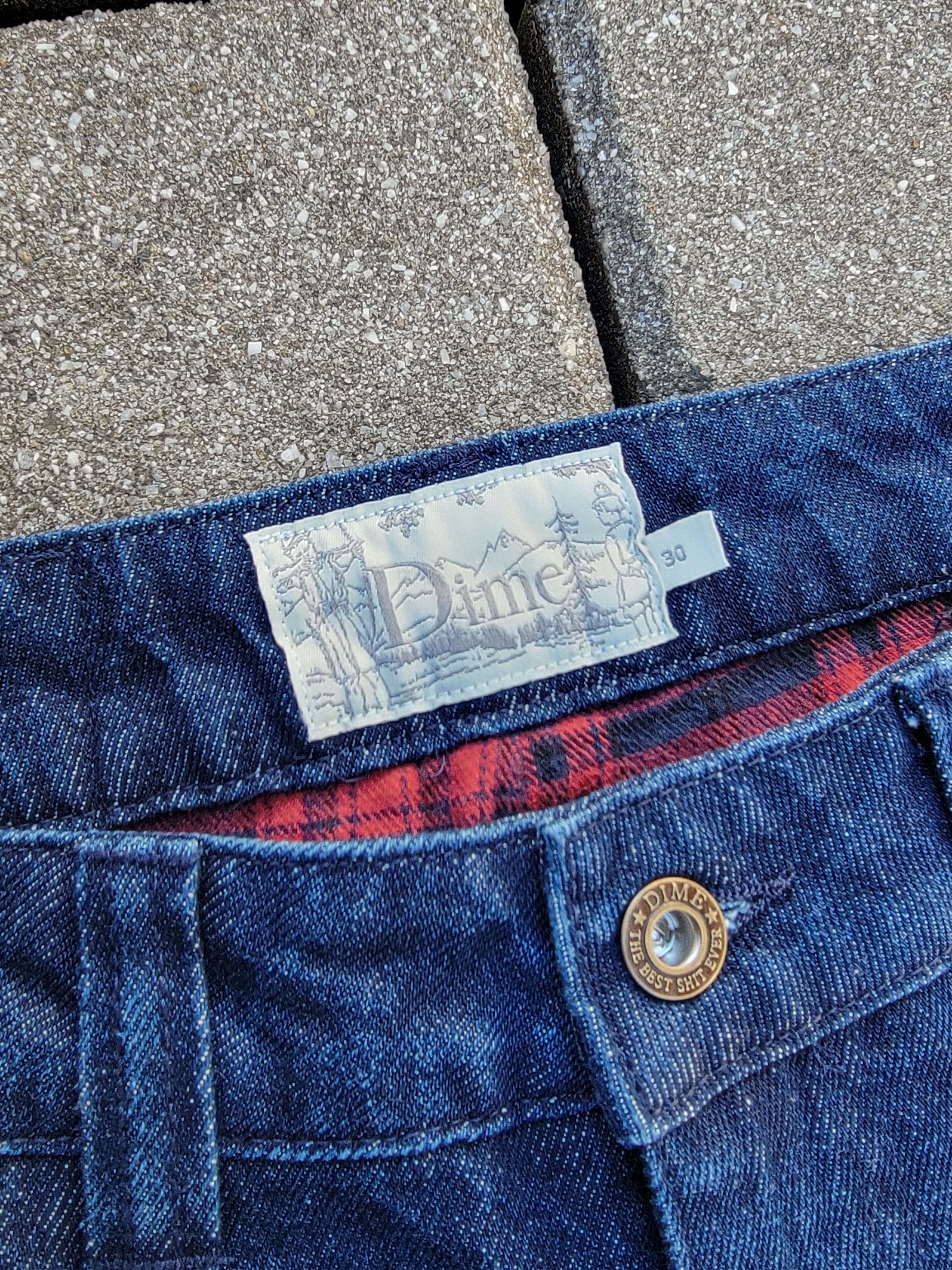 Dime Secret Baggy Denim Pants Size US 32 / EU 48 - 3 Thumbnail