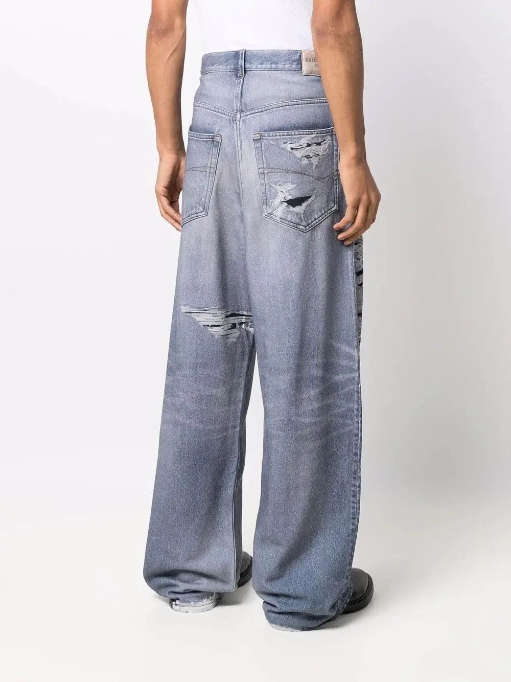 Balenciaga Balenciaga denim trompe l'oeil sweatpants / joggers Size US 34 / EU 50 - 10 Thumbnail