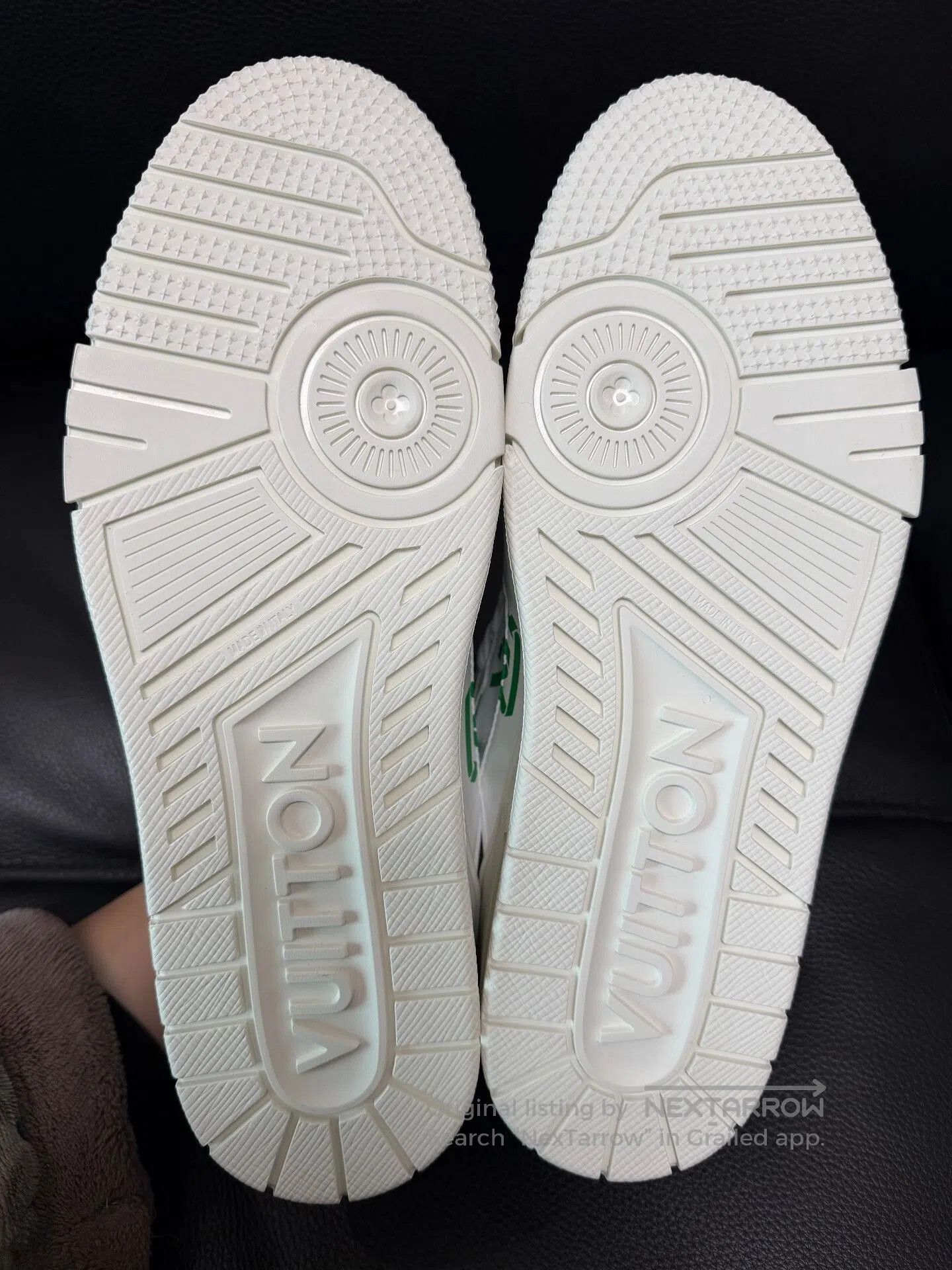 Louis Vuitton LV Trainer White Green Eco Series. Size US 8 / EU 41 - 8 Thumbnail