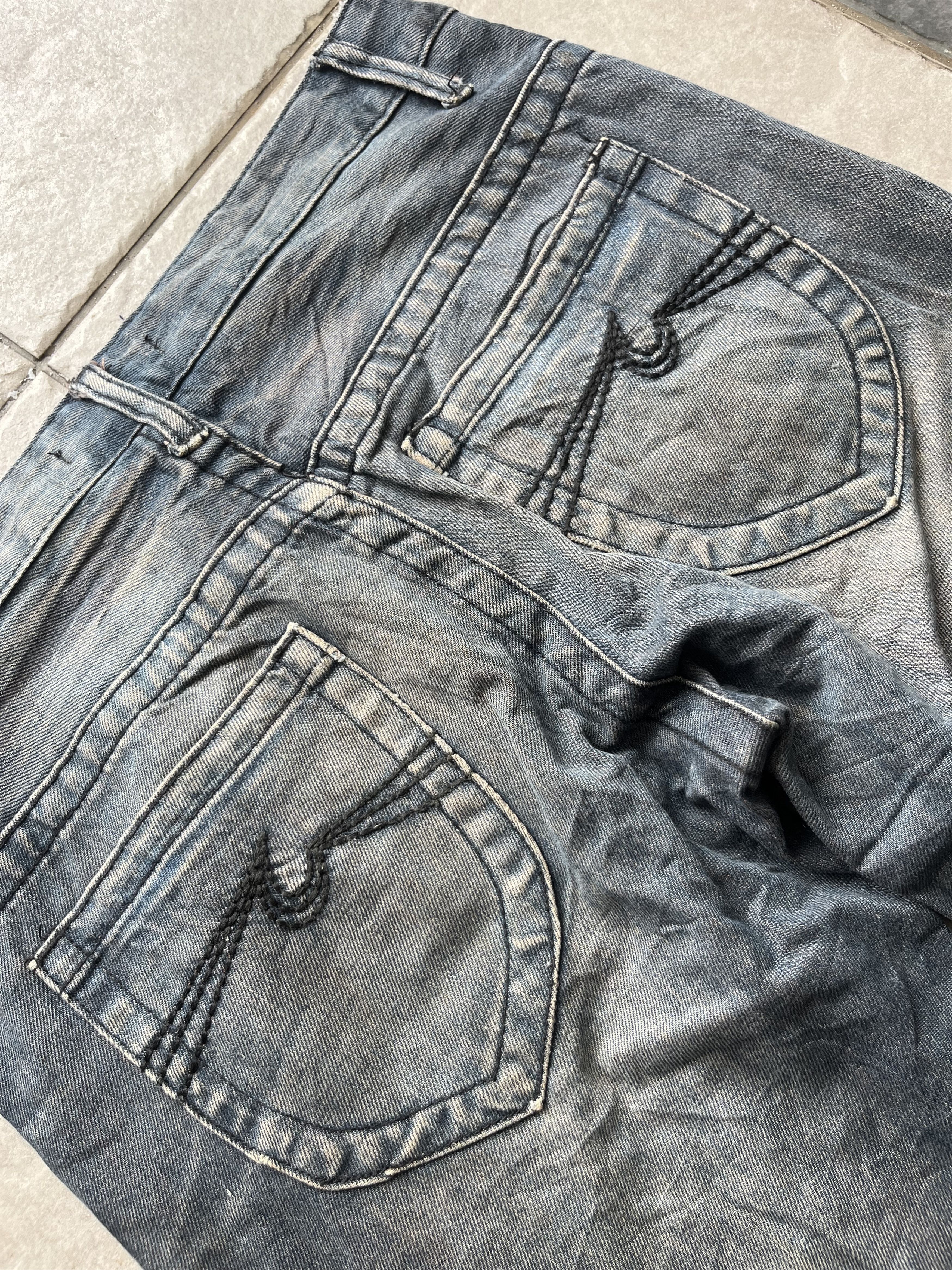 If Six Was Nine 💥rare💥philodox embroidery flare jeans Size US 32 / EU 48 - 5 Thumbnail