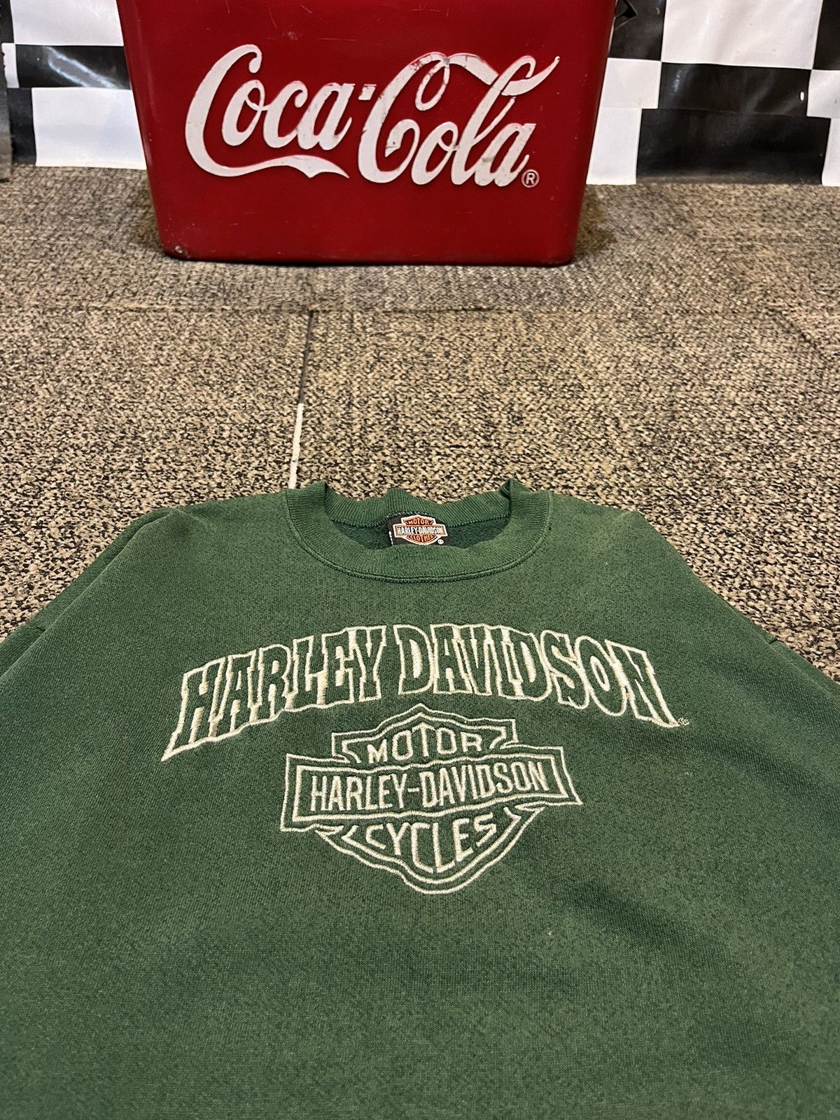 Harley Davidson × Vintage vintage harley davidson sweatershirt Size US L / EU 52-54 / 3 - 3 Thumbnail